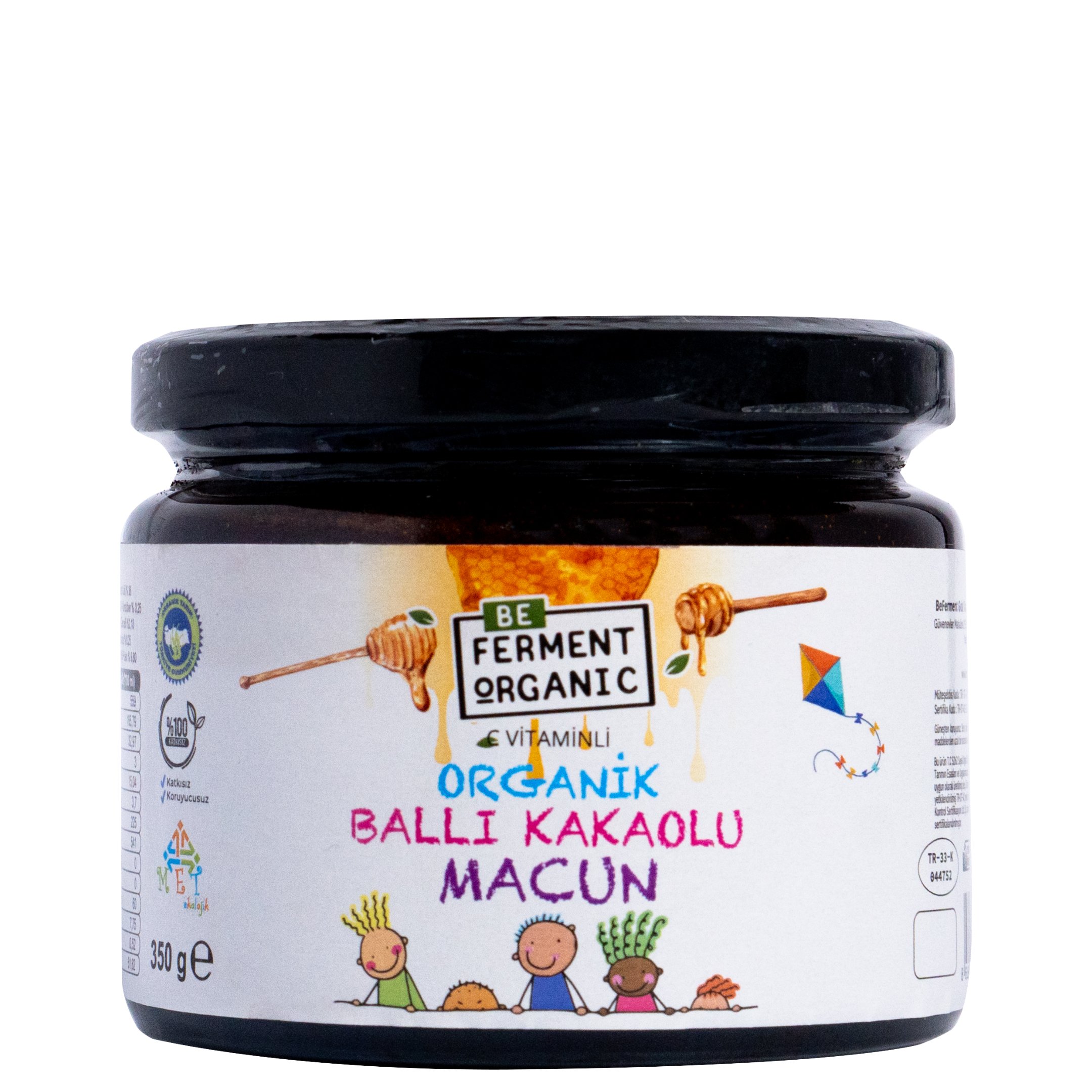 Organik Ballı Kakaolu Çocuk Macunu 350 Gr