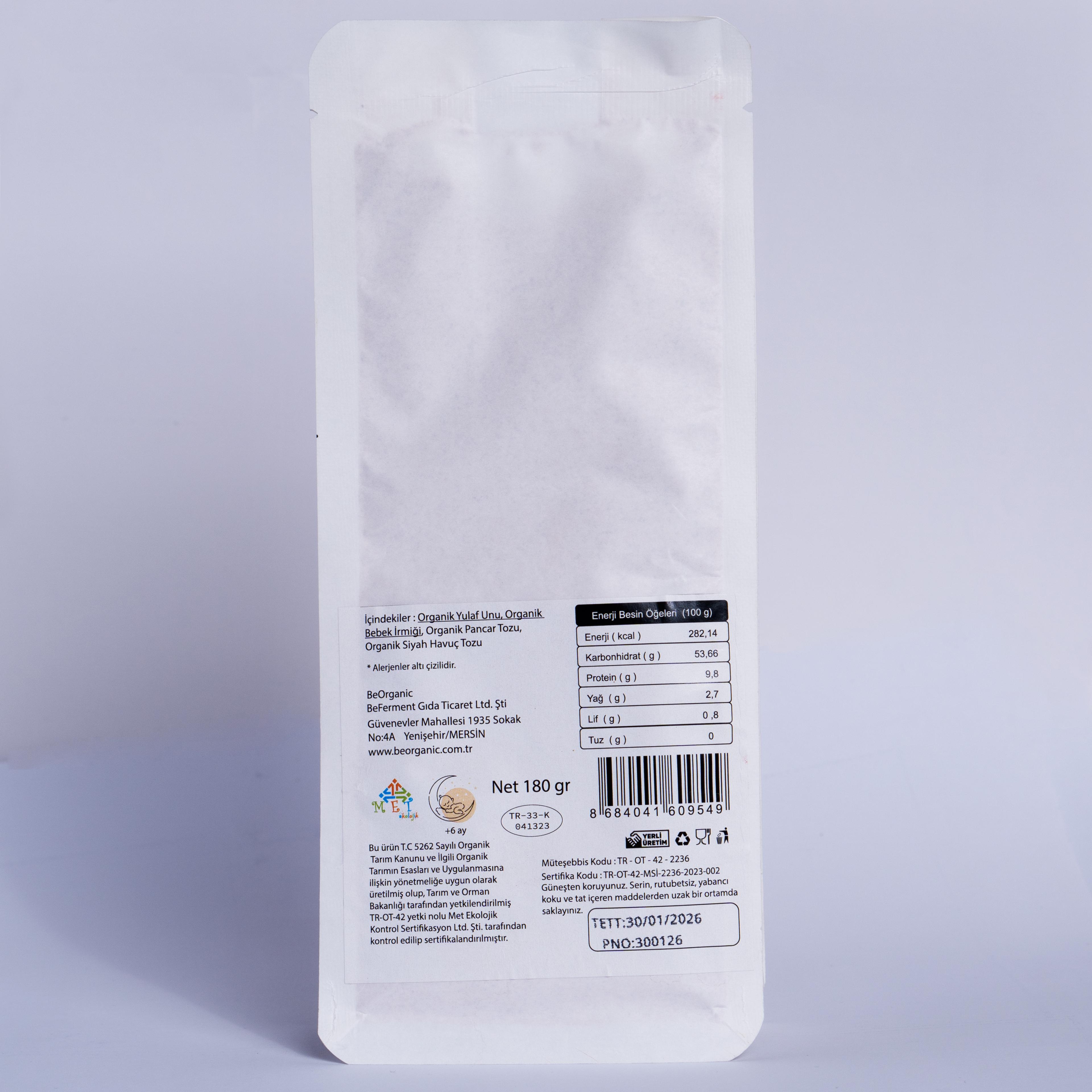 Organik Kırmızı Sebzeli Ek Gıda Çorbası 180 Gr