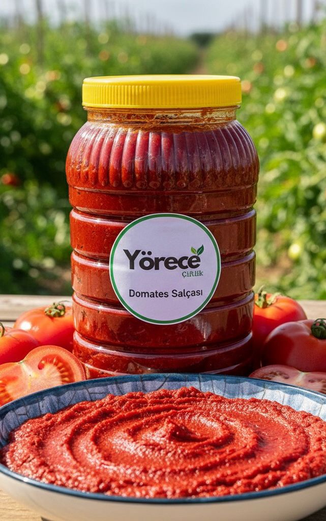 Yörece Çiftlik Güneş Kurusu Doğal Domates Salçası – Katkısız, Ev Yapımı Lezzet