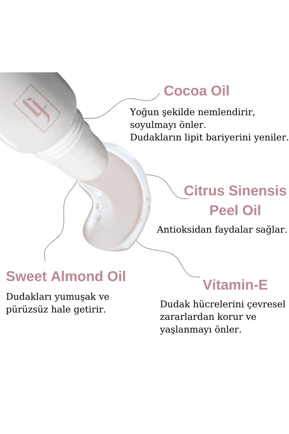 Nemlendirici Ve Besleyici Dudak Balmı | Lip Balm Moisturizing (VİTAMİN-E)