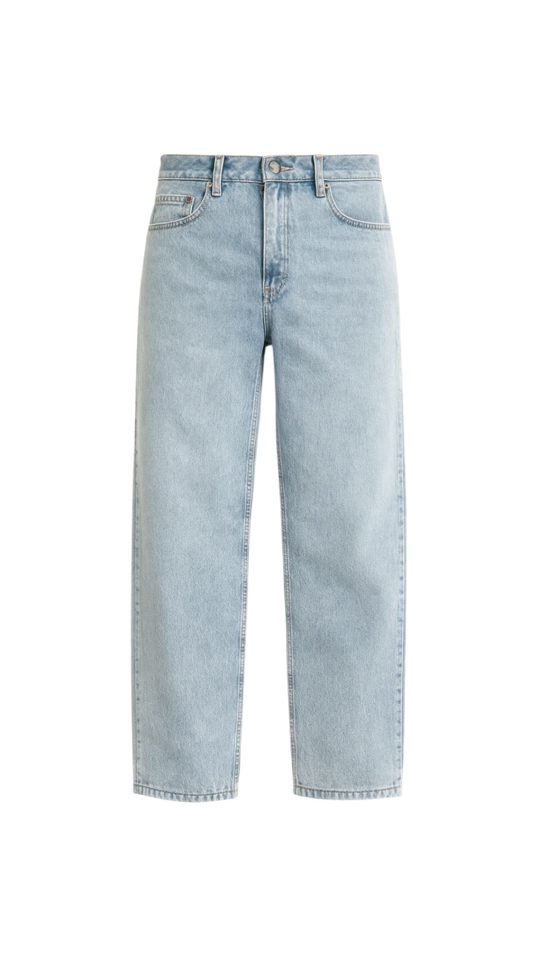 Retro Blue Baggy Jean - Ice Blue