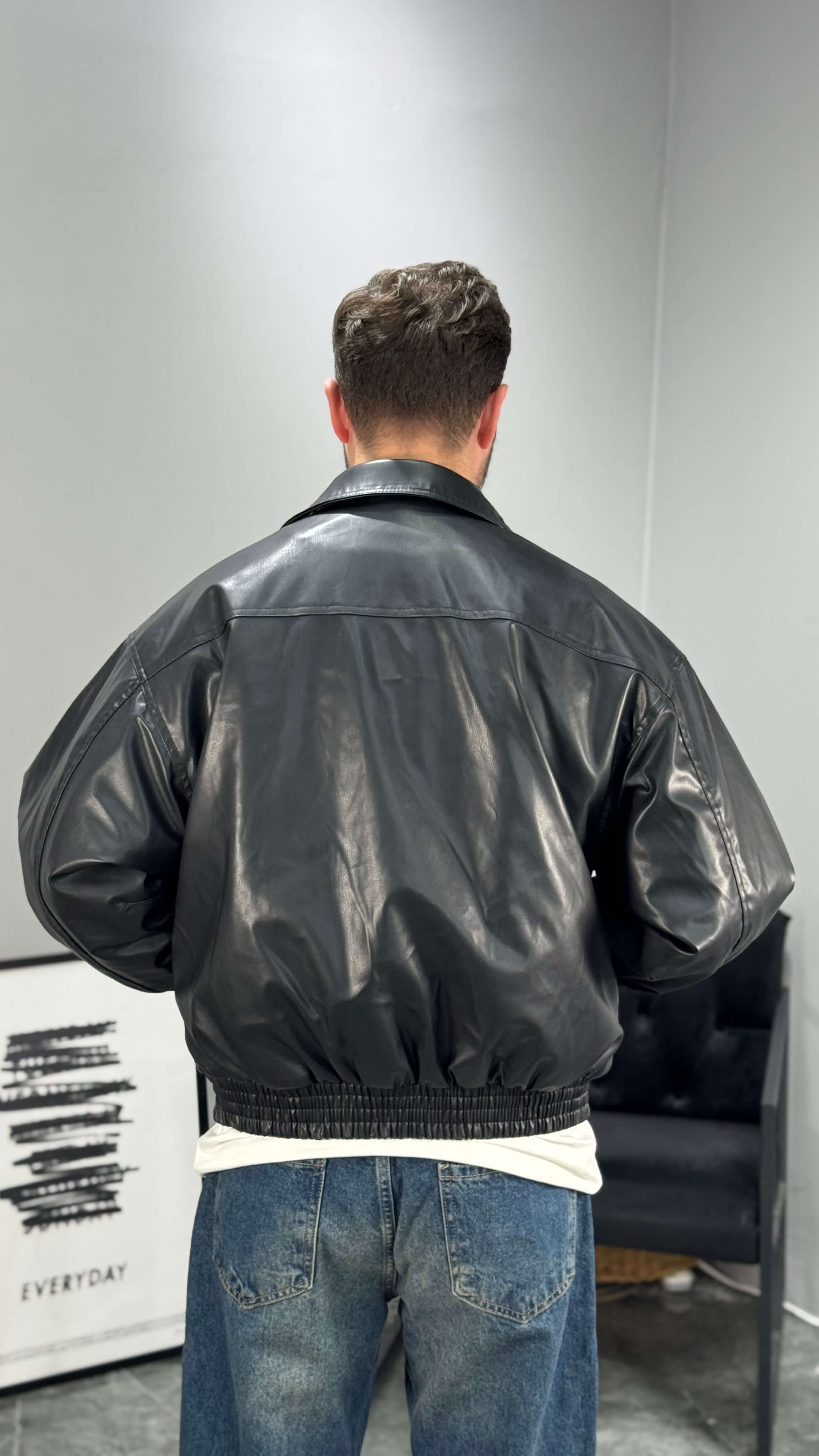Vintage Deri Bomber Mont