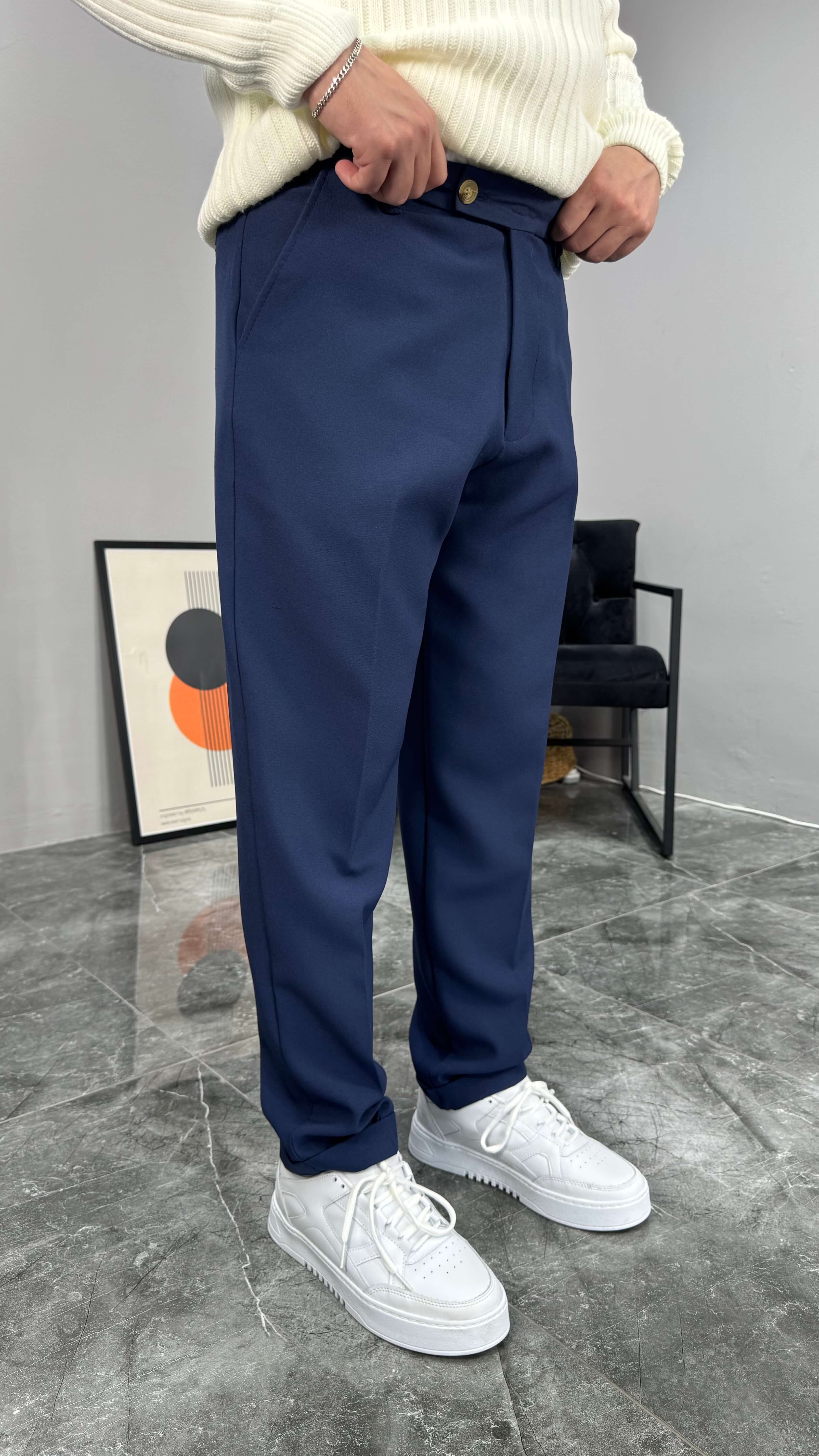 Kalın Kumaş Premium Regular Fit Pantolon