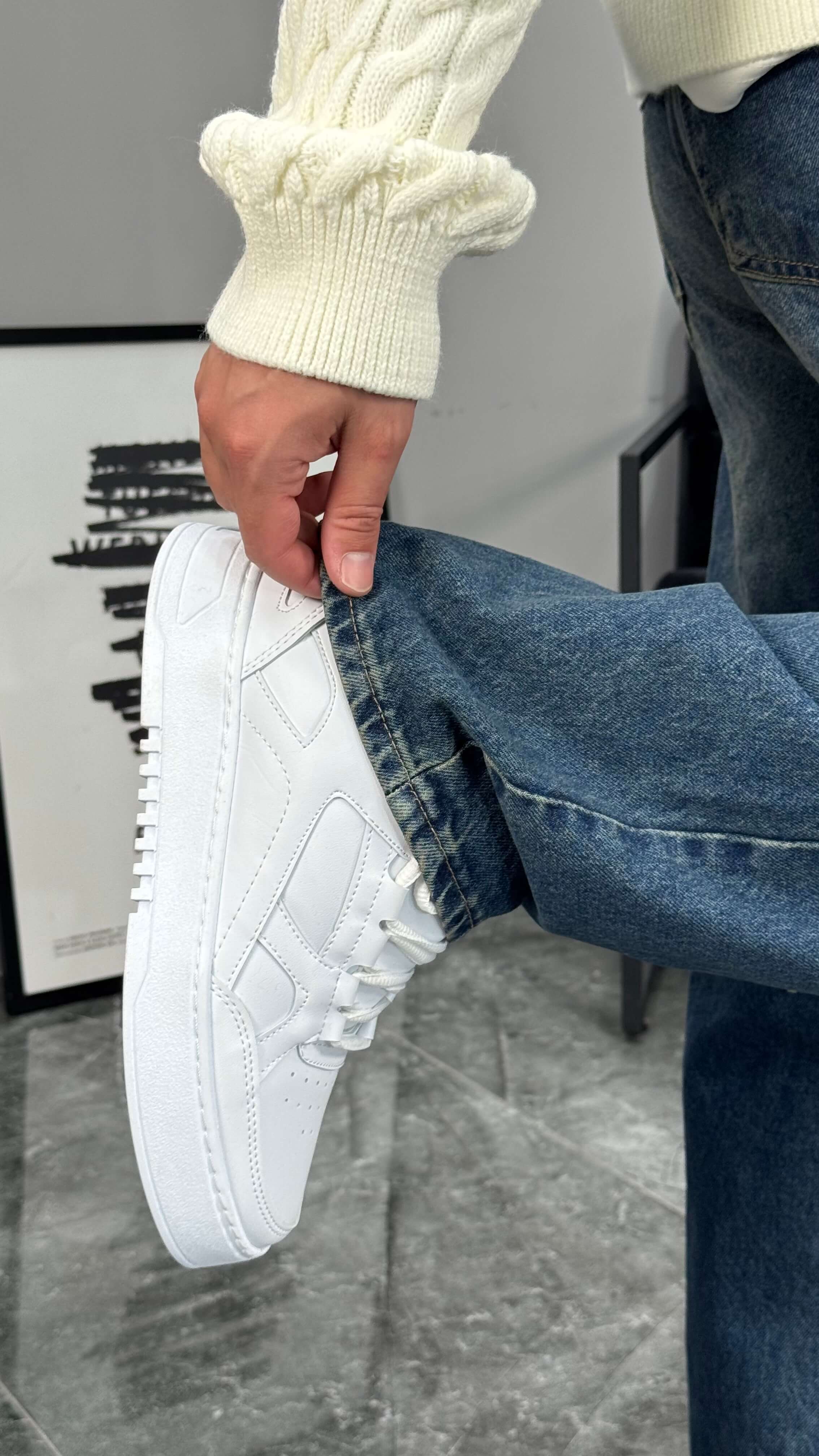Retro Blue Baggy Jean - Retro Blue