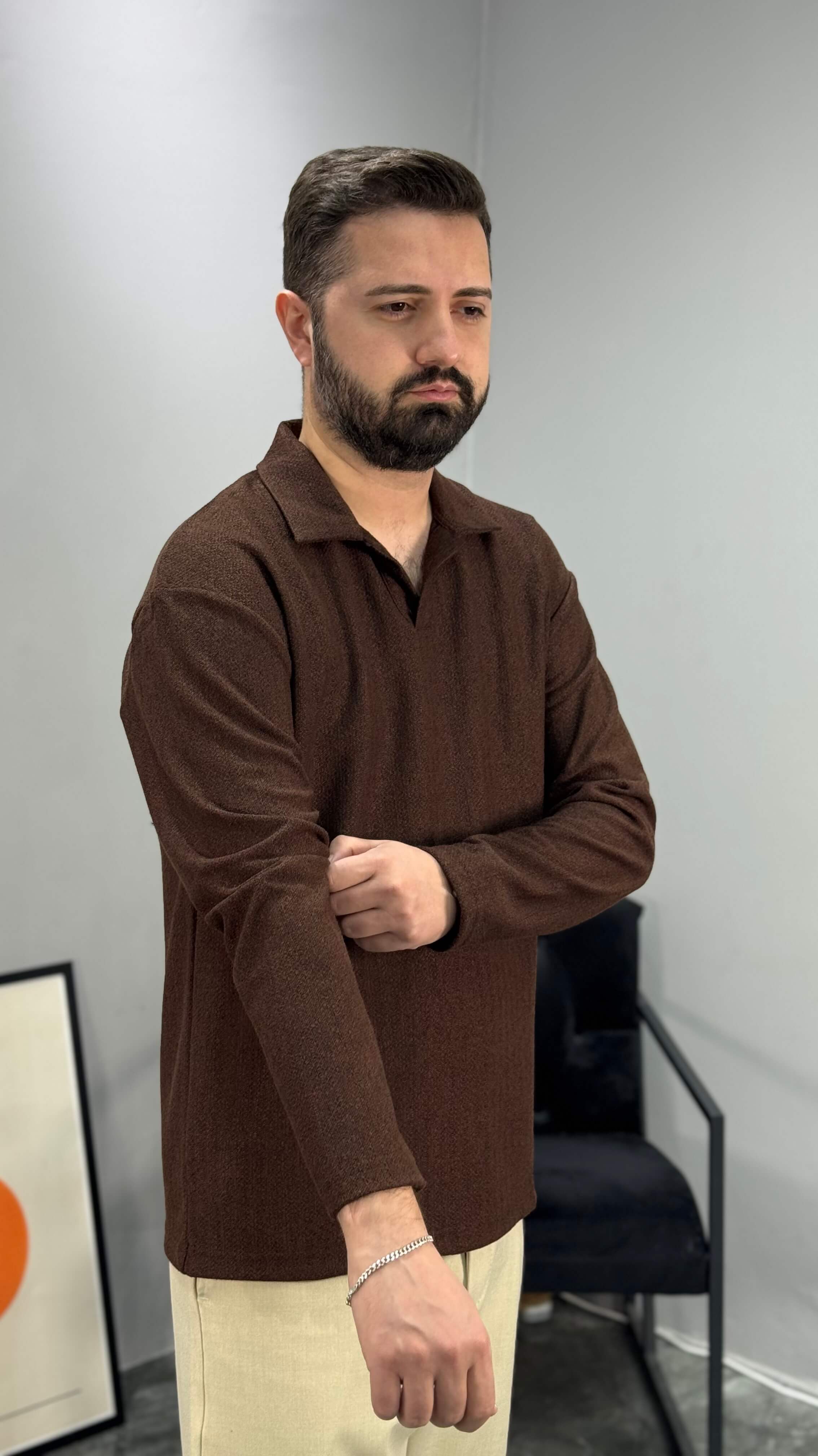 Rivalle Regular Fit Polo Kazak