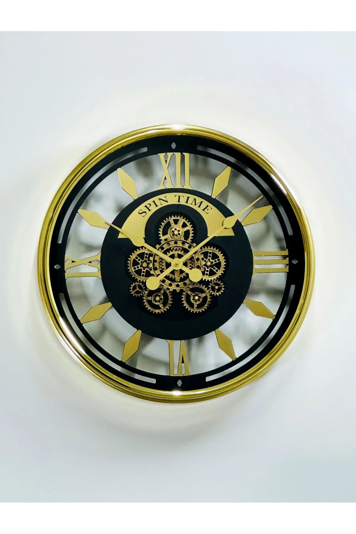  Gold Çarklı Duvar Saati