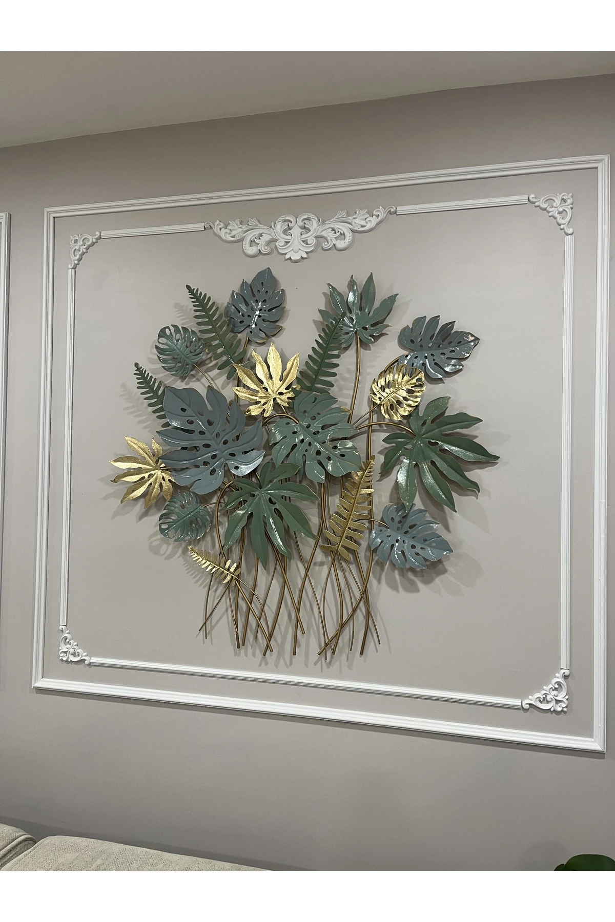 Metal Flora Duvar Aksesuarı