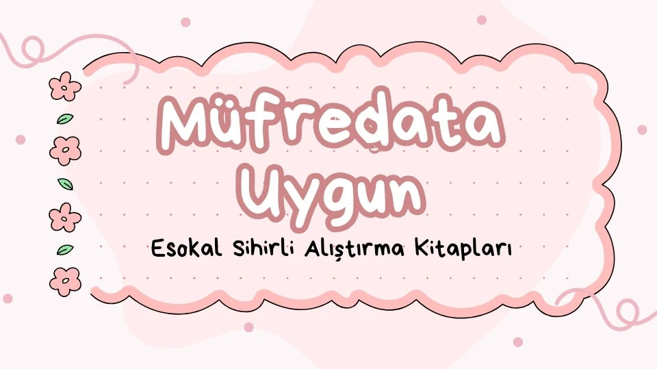 Eso Yazmayı Çizmeyi Sevdiren 4'lü Sihirli Alıştırma Kitabı - Oluklu(kabartmalı) Sihirli Uçan Kalemli