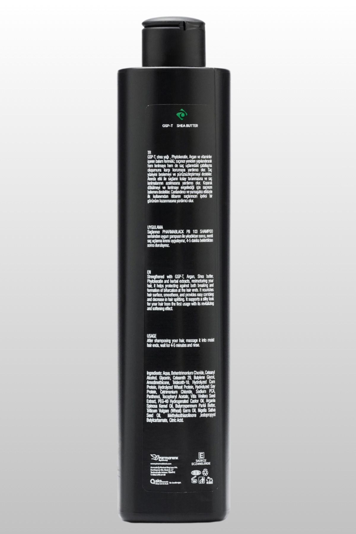 PHARMABLACK - Besleyici Saç Bakım Kremi - Hair Conditioner 4 adet