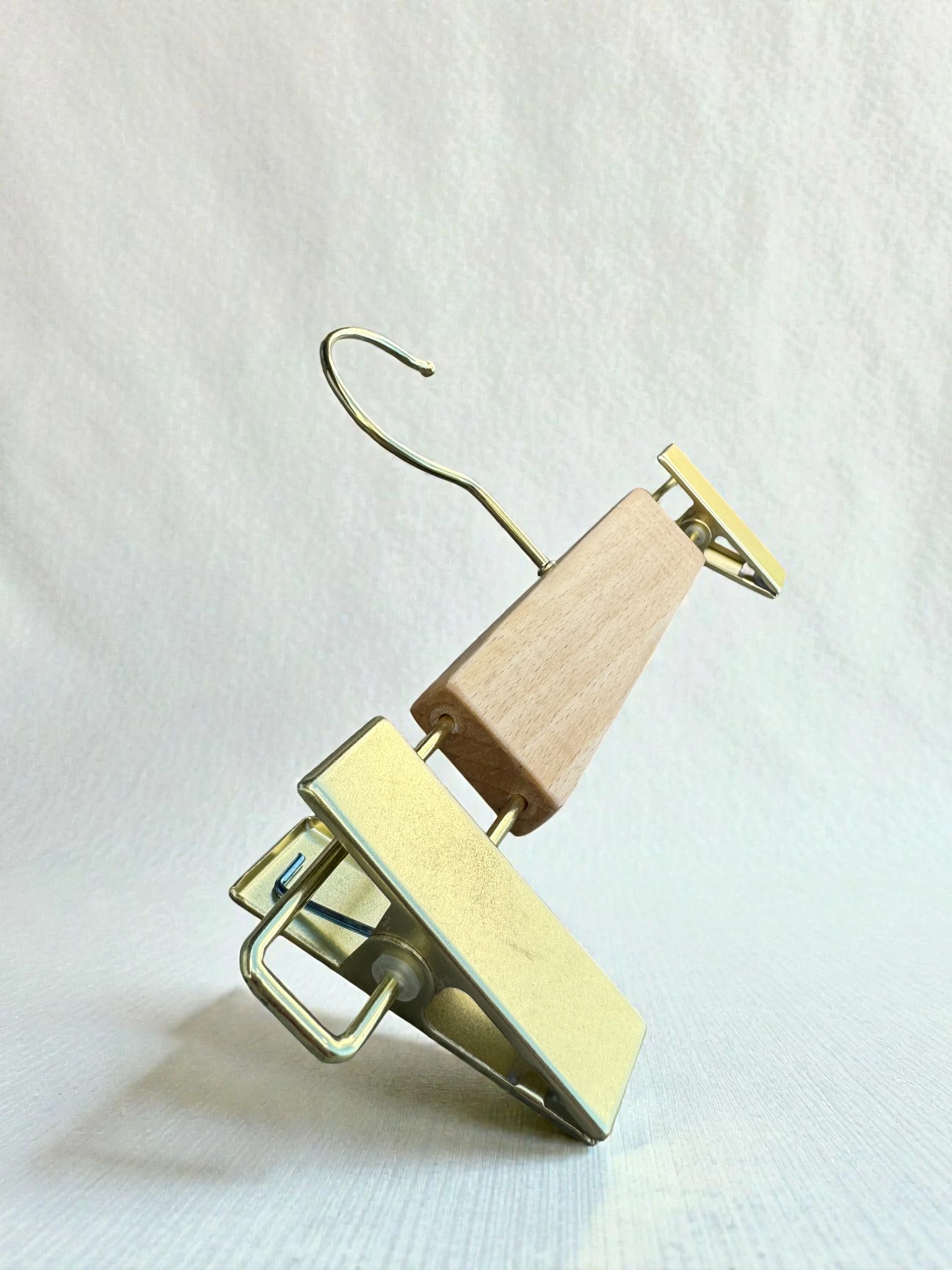 Naturel Ahşap Bebek&Çocuk Pantolon Askısı Standart Kanca