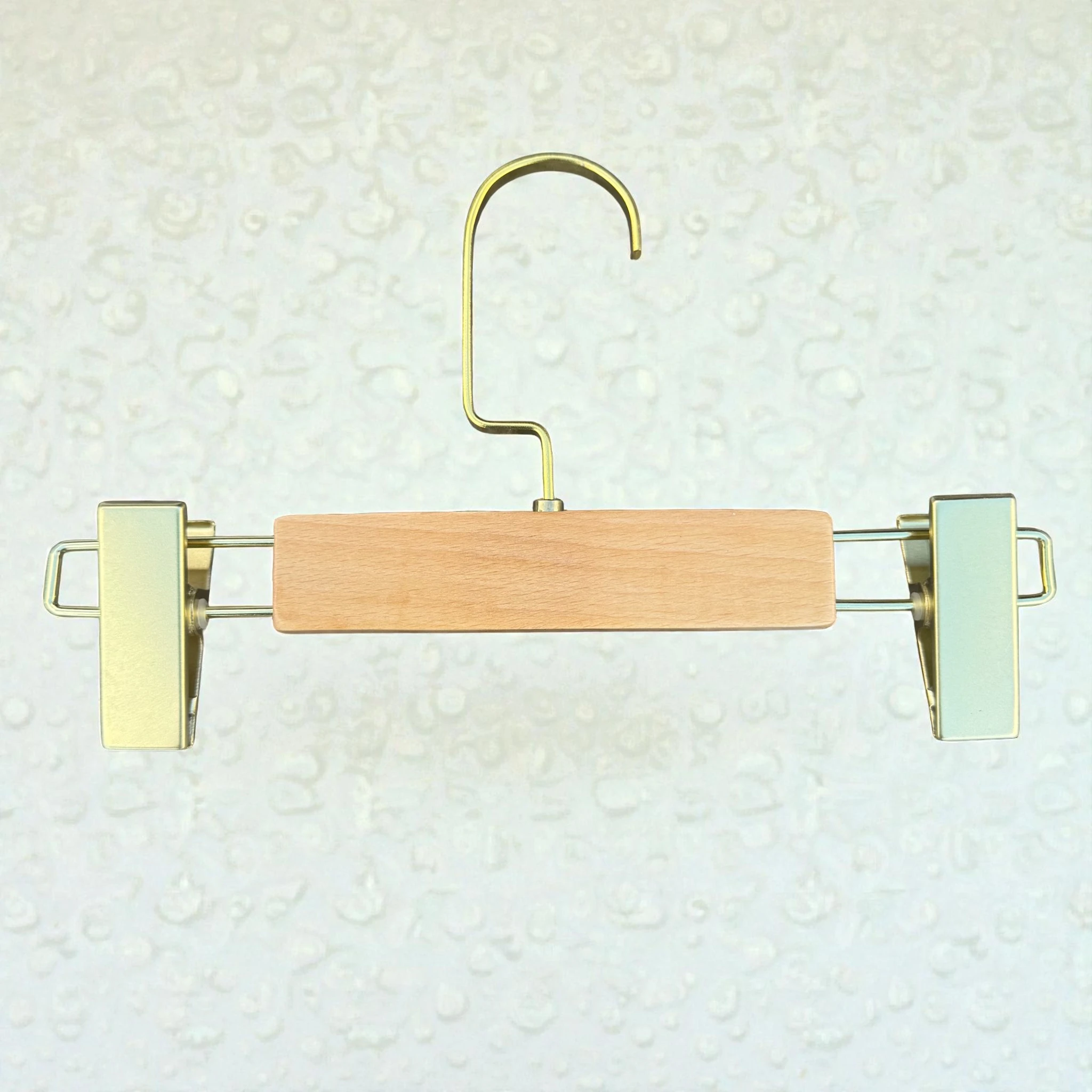 Naturel Ahşap Bebek&Çocuk Pantolon Askısı Amerikan Kanca