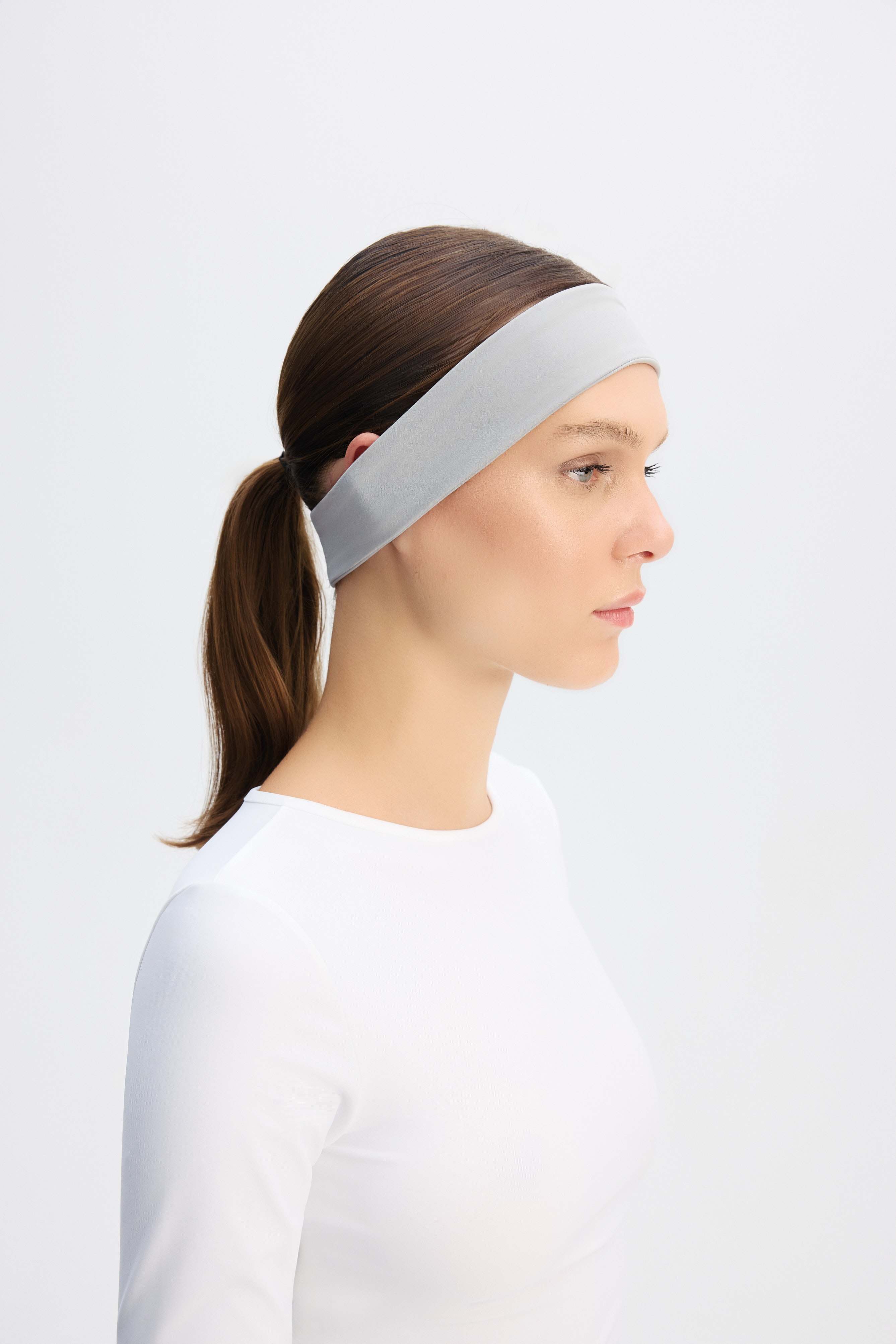 Thin Headband - Grey
