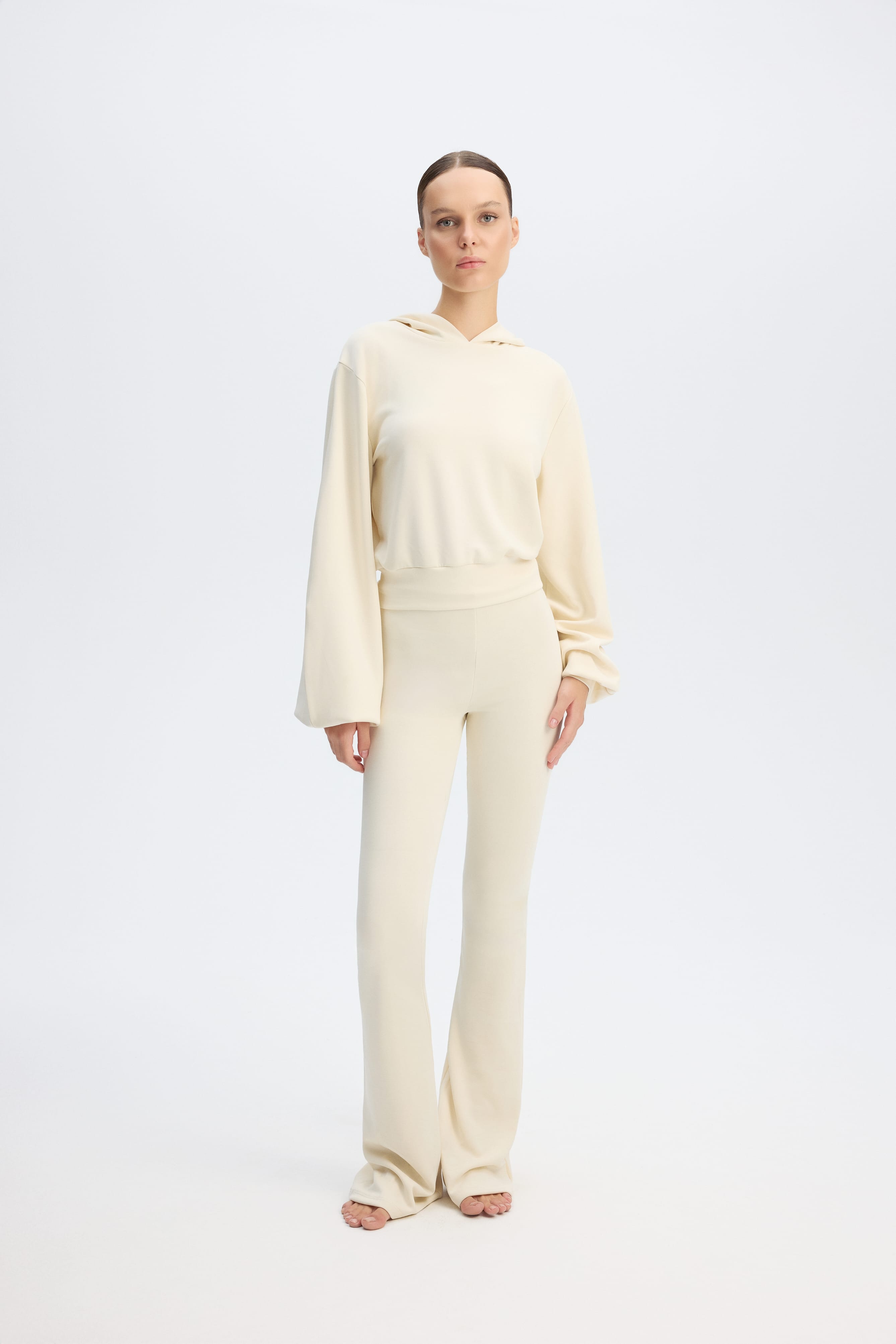 London Flared Pant - Beige