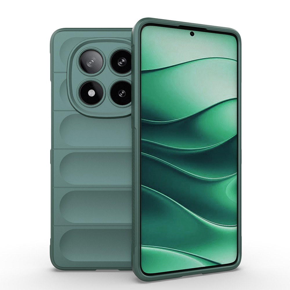 Xiaomi Redmi Note 14 Pro 5G Kılıf Esnek TPU Oyuklu Arka Yüzey Tasarımlı Zore Etnik Silikon Kapak