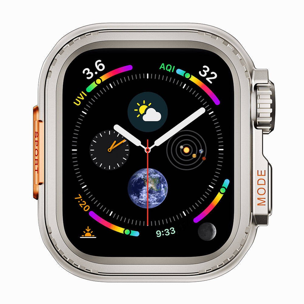 Apple Watch 7 45mm to Apple Watch Ultra 49mm Kasa Dönüştürücü Zore Watch Gard 33