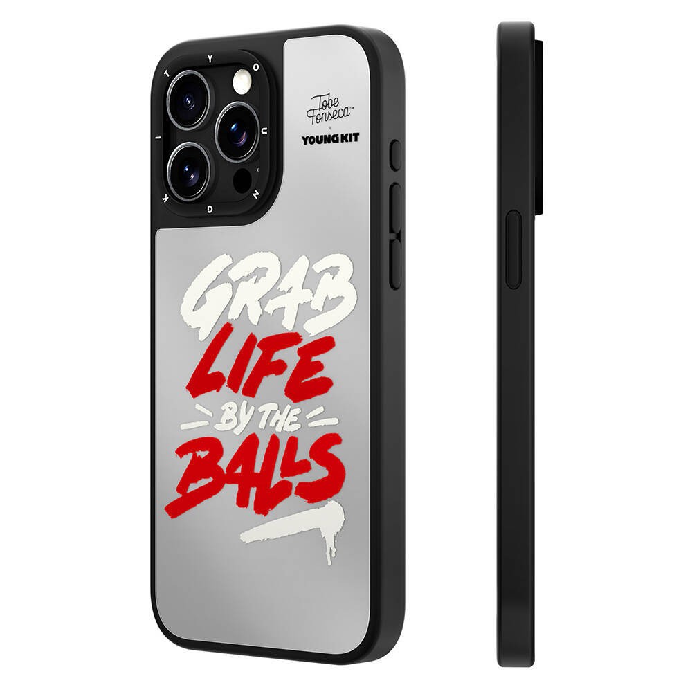 Apple iPhone 15 Pro Kılıf Tobias Fonseca Tasarımlı Youngkit Mirror Kapak