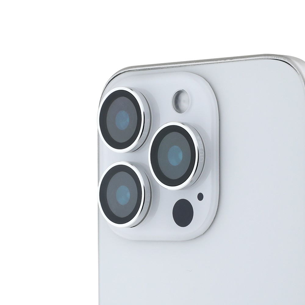 Apple iPhone 15 Pro Guess Orjinal Lisanslı Metal Kamera Lens Koruyucu