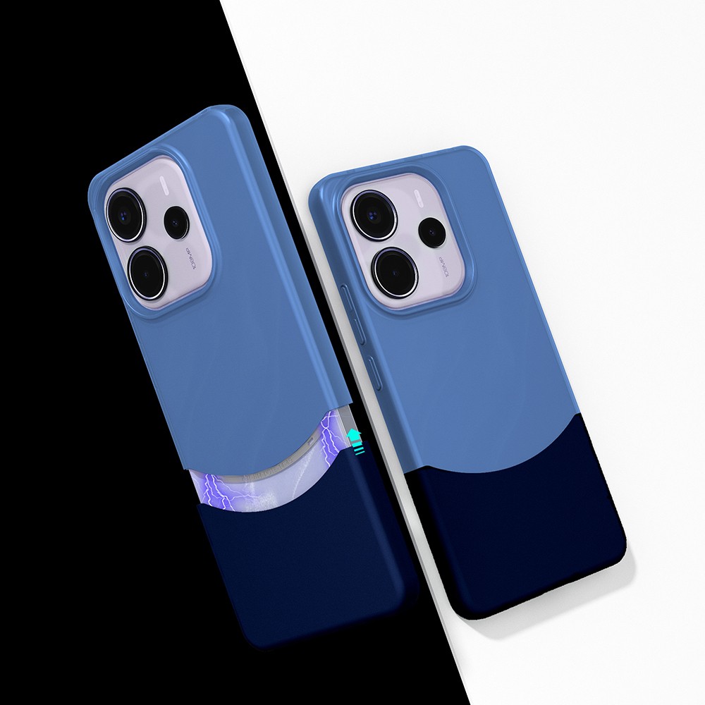 Xiaomi Redmi Note 14 4G Kılıf Mıknatıslı Zore Duble Kapak