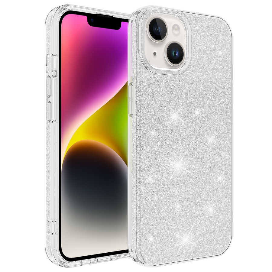 Apple iPhone 14 Kılıf Zore Shining Silikon