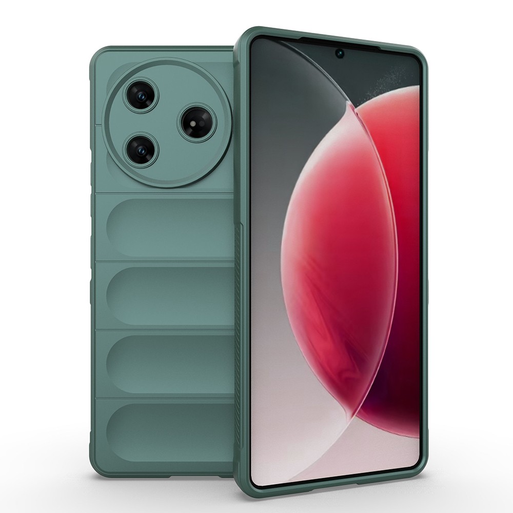 Tecno Spark 30 Pro Kılıf Esnek TPU Oyuklu Arka Yüzey Tasarımlı Zore Etnik Silikon Kapak