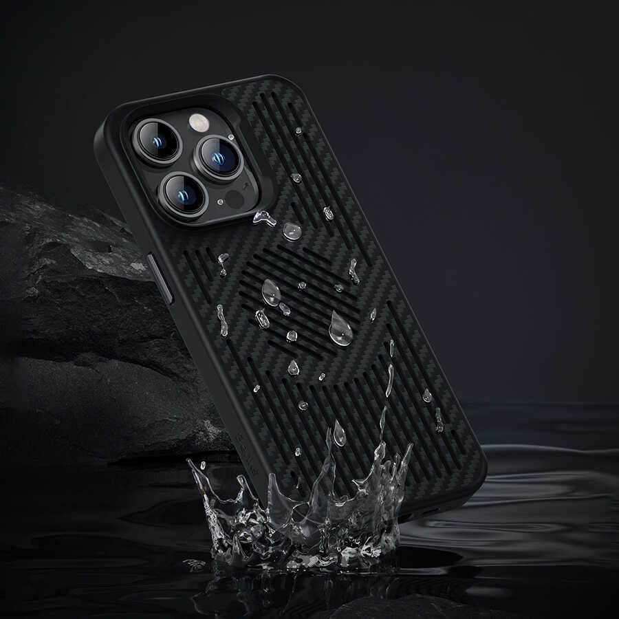 Apple iPhone 14 Kılıf Benks Magnetic Cooling Kevlar Soğutucu Özellikli Telefon Kılıfı