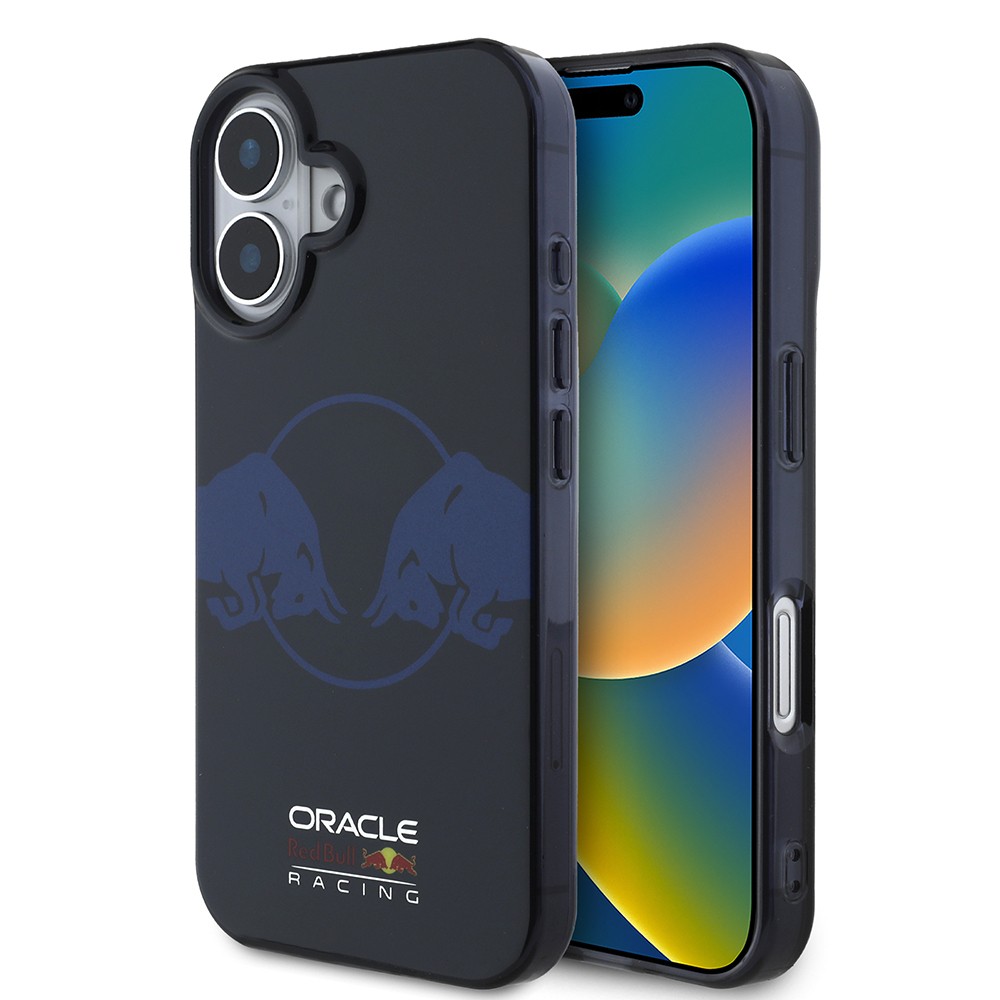 Apple iPhone 16 Kılıf Redbull Orjinal Lisanslı M-safe Şarj Özellikli IML Çift Boğa Baskılı Sert PC  Kapak