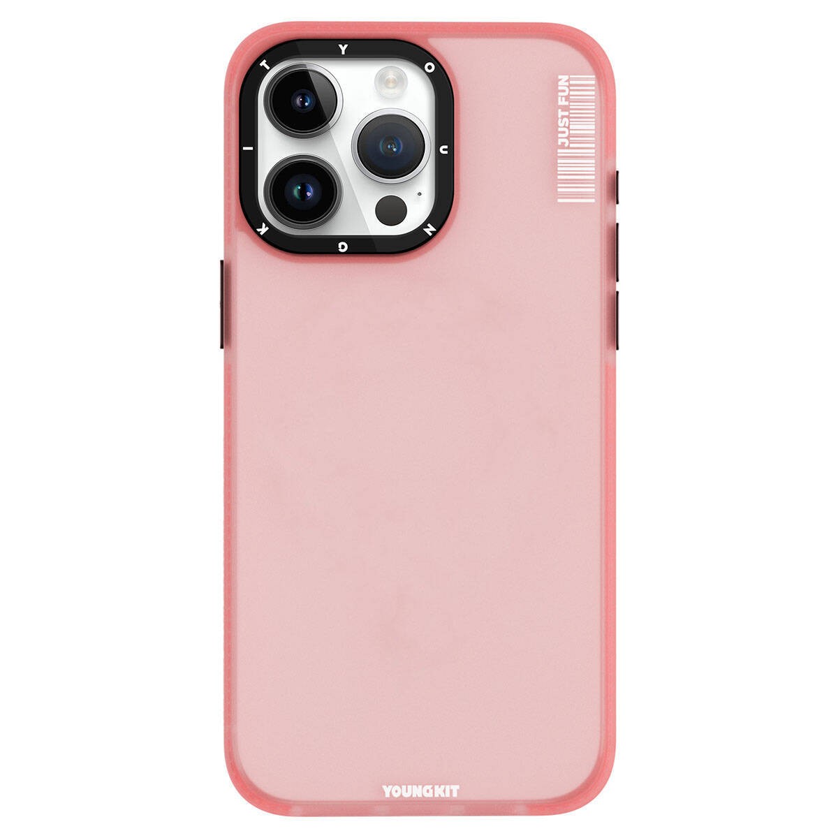 Apple iPhone 15 Pro Kılıf Buzlu Mat Tasarım Youngkit Colored Sand Serisi Kapak
