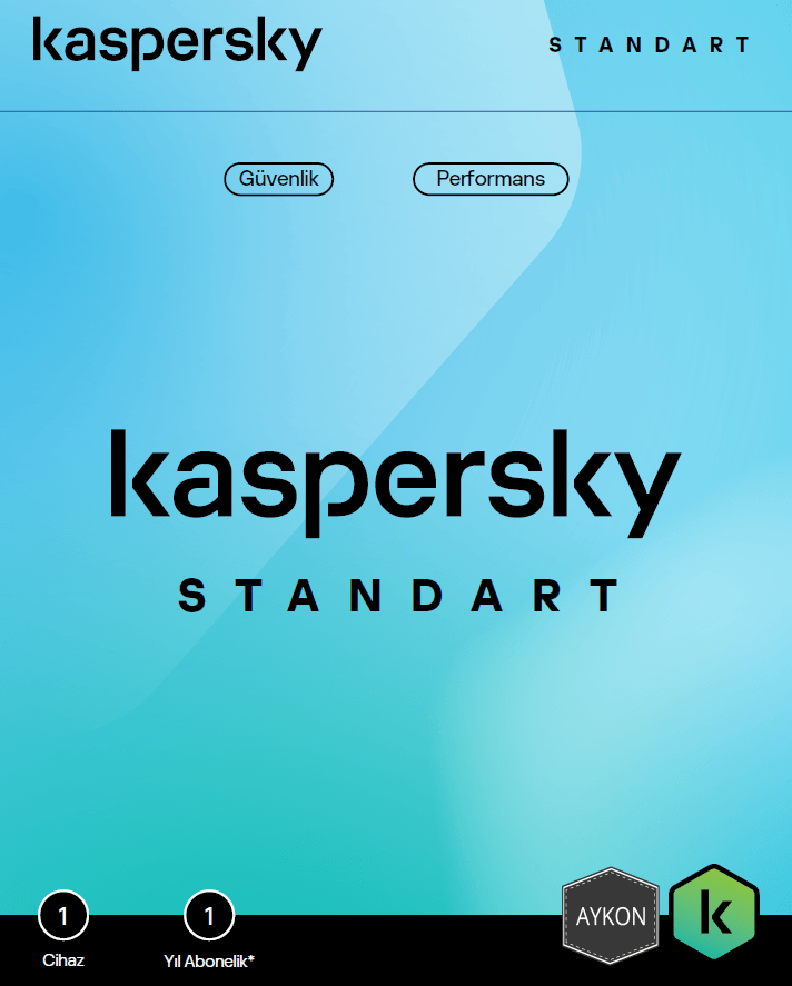 KASPERSKY STANDARD 1 KULLANICI 1 YIL