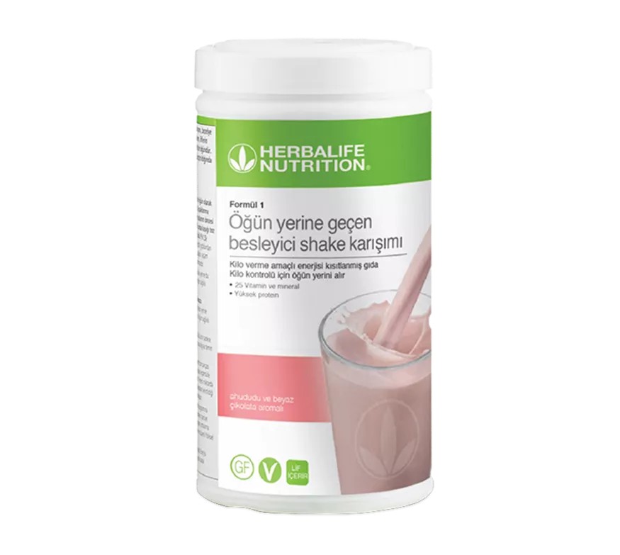 Herbalife Öğün Yerine Geçen Besleyici Shake Karışımı Ahududu Beyaz Çikolata Aromalı