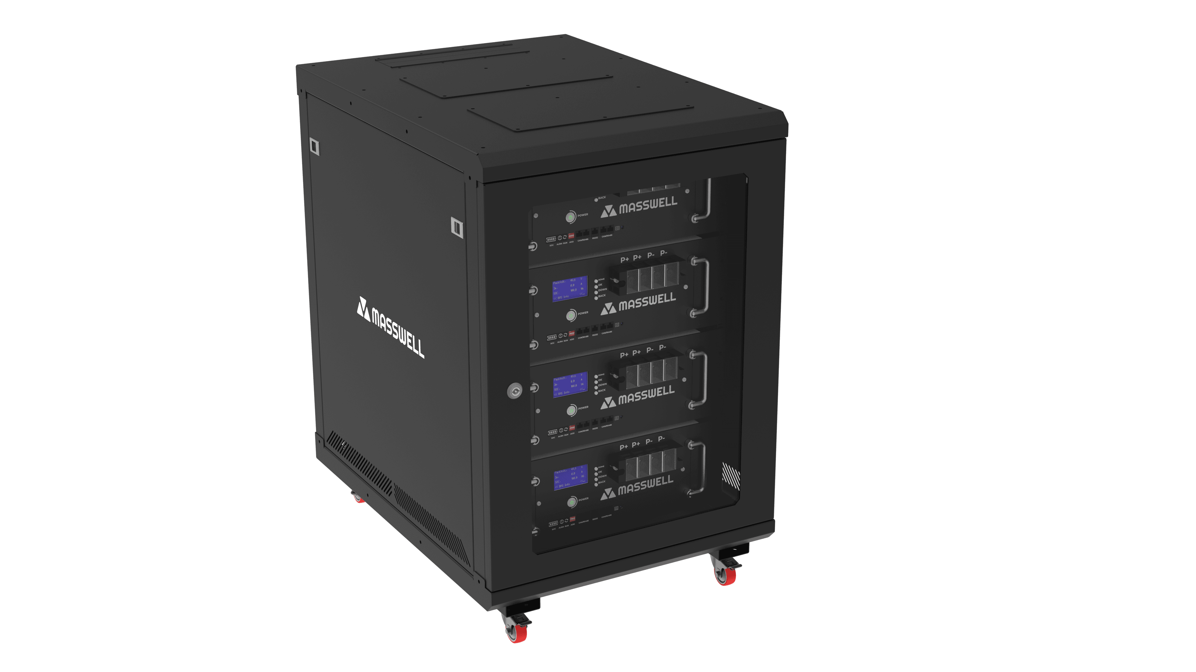 48V/4.8kWh Lityum Demir Fosfat Batarya Masswell RS4805FE