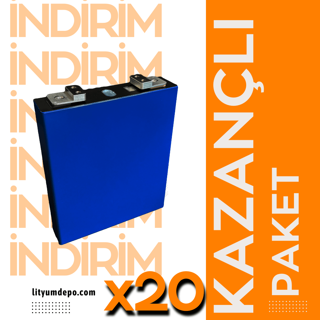 Ganfeng 3.2V 150Ah LFP Hücre 20'li Paket