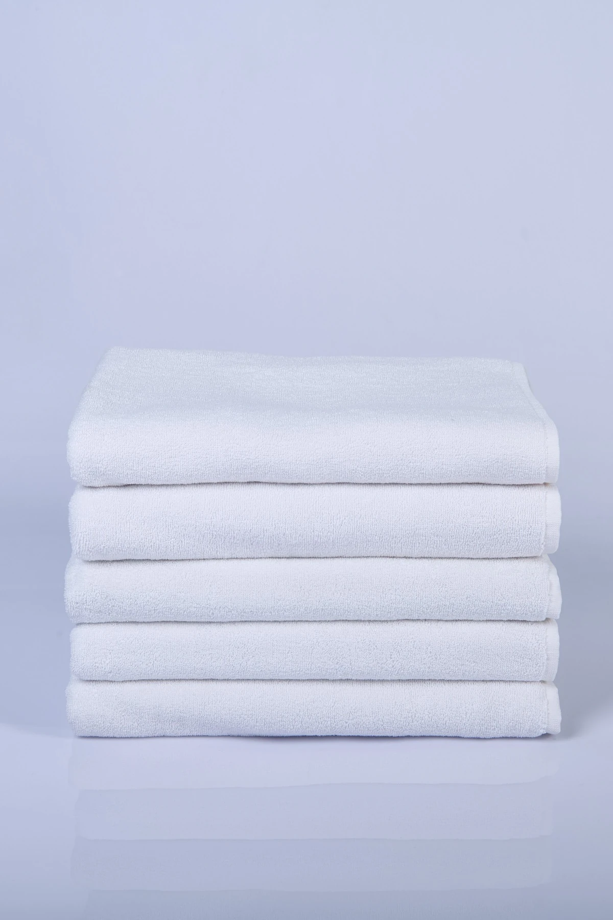 Premium Hotel Collection Hand and Face Towel – White – 50×90 cm(Set of 5) main variant image