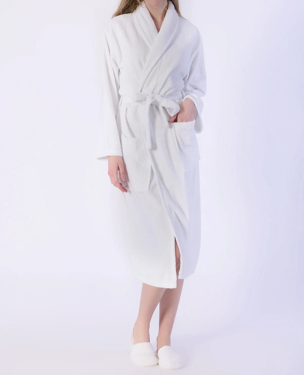 Premium Hotel Collection Bathrobe, Velvet – 100% Cotton