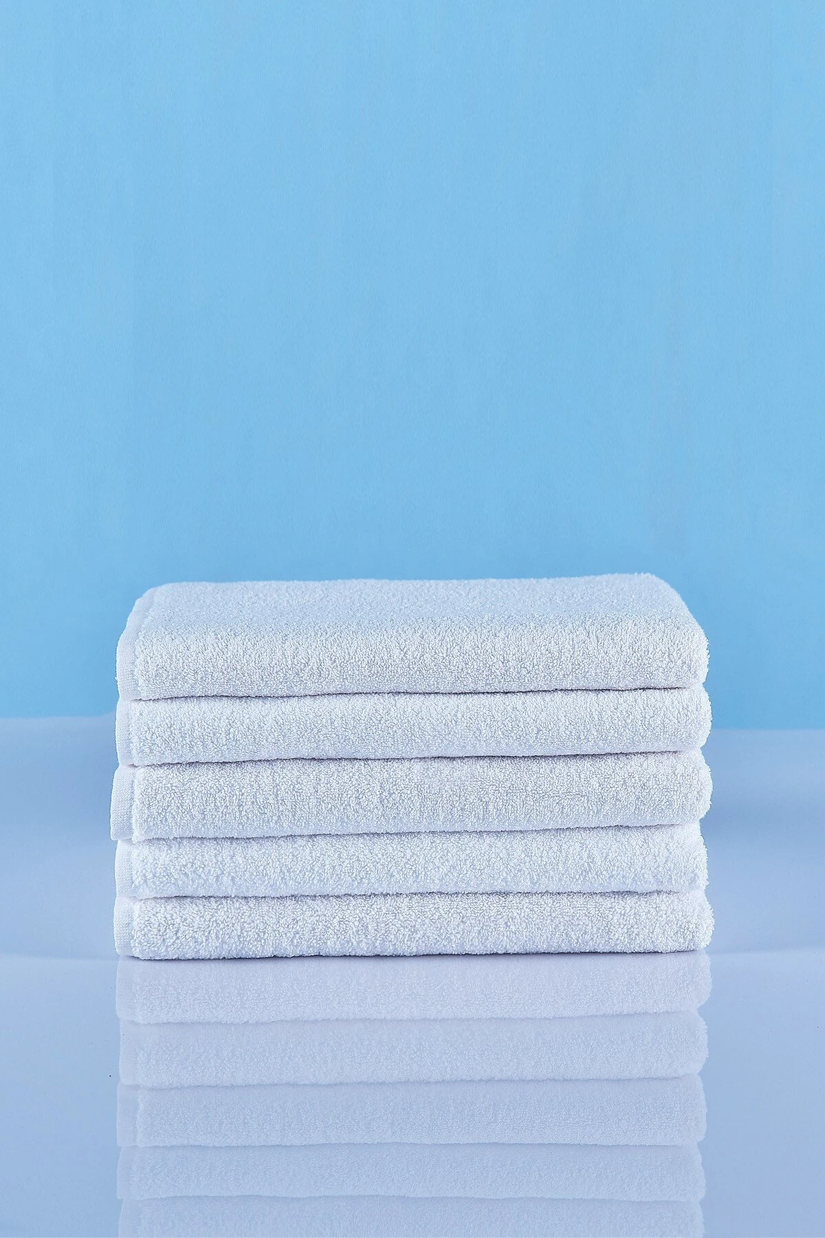 Premium Hotel Collection Bath Towel – White – 70×140 cm(Set of 5) main variant image