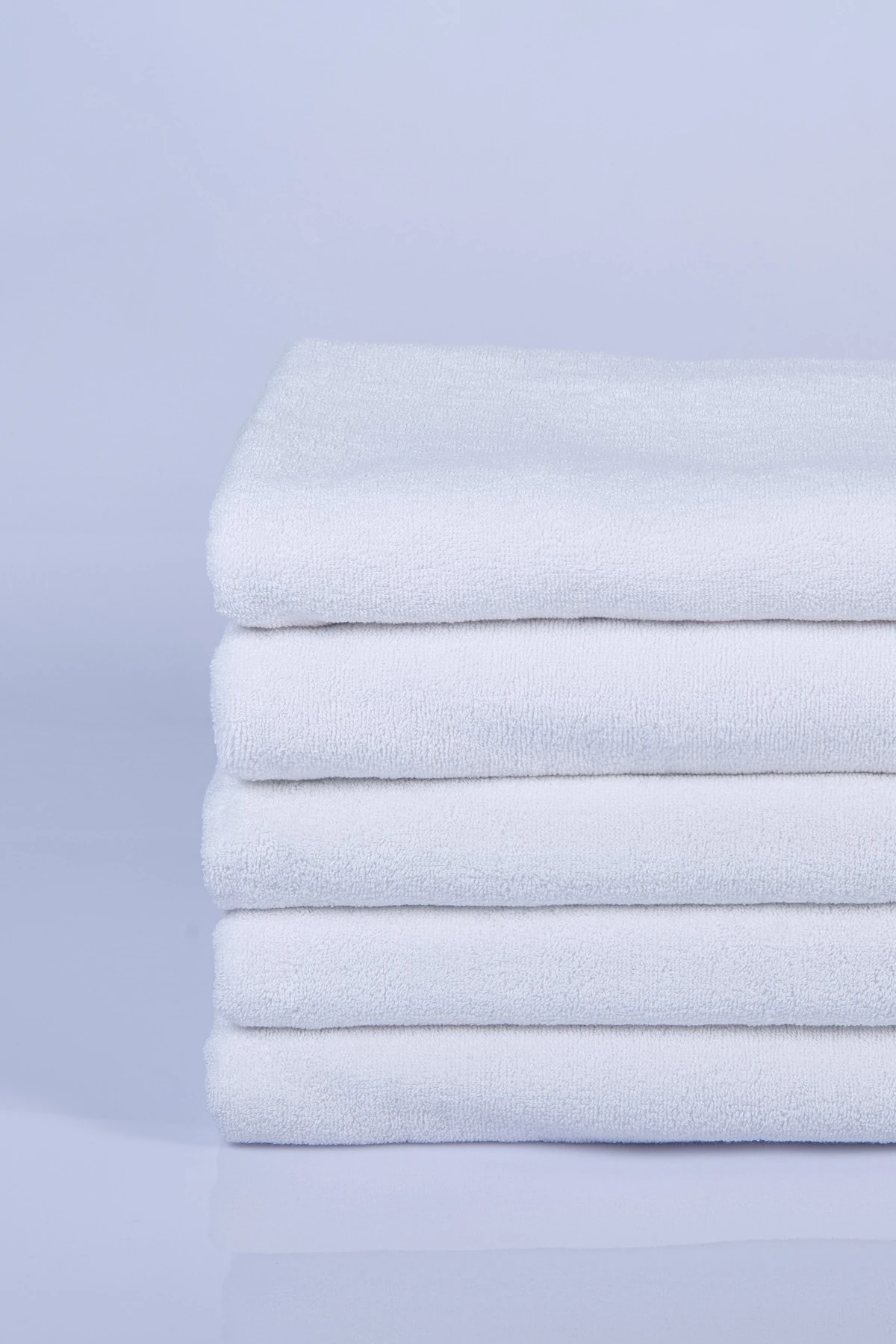 Premium Hotel Collection Hand and Face Towel – White – 50×90 cm(Set of 5)