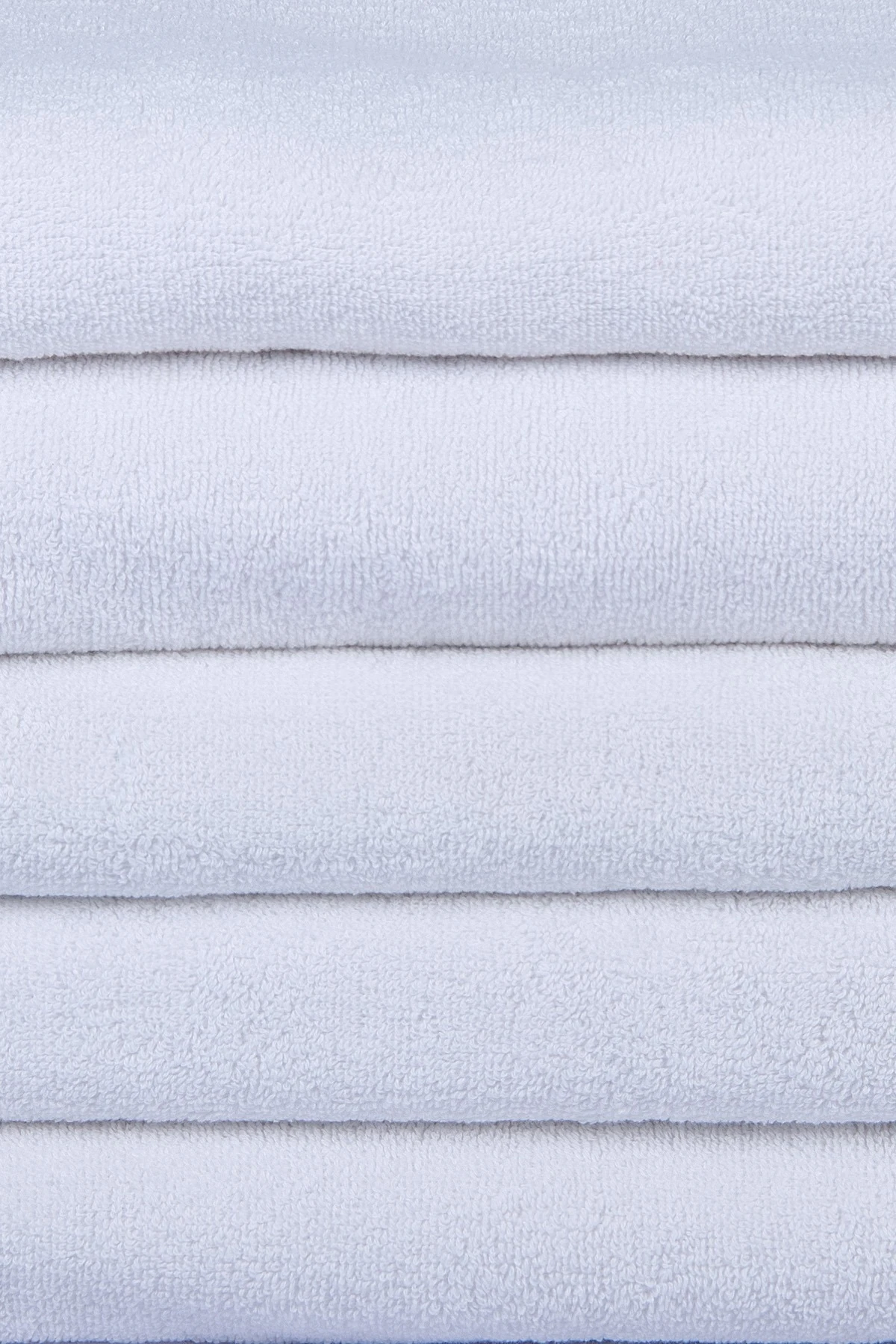 Premium Hotel Collection Hand and Face Towel – White – 50×90 cm(Set of 5)