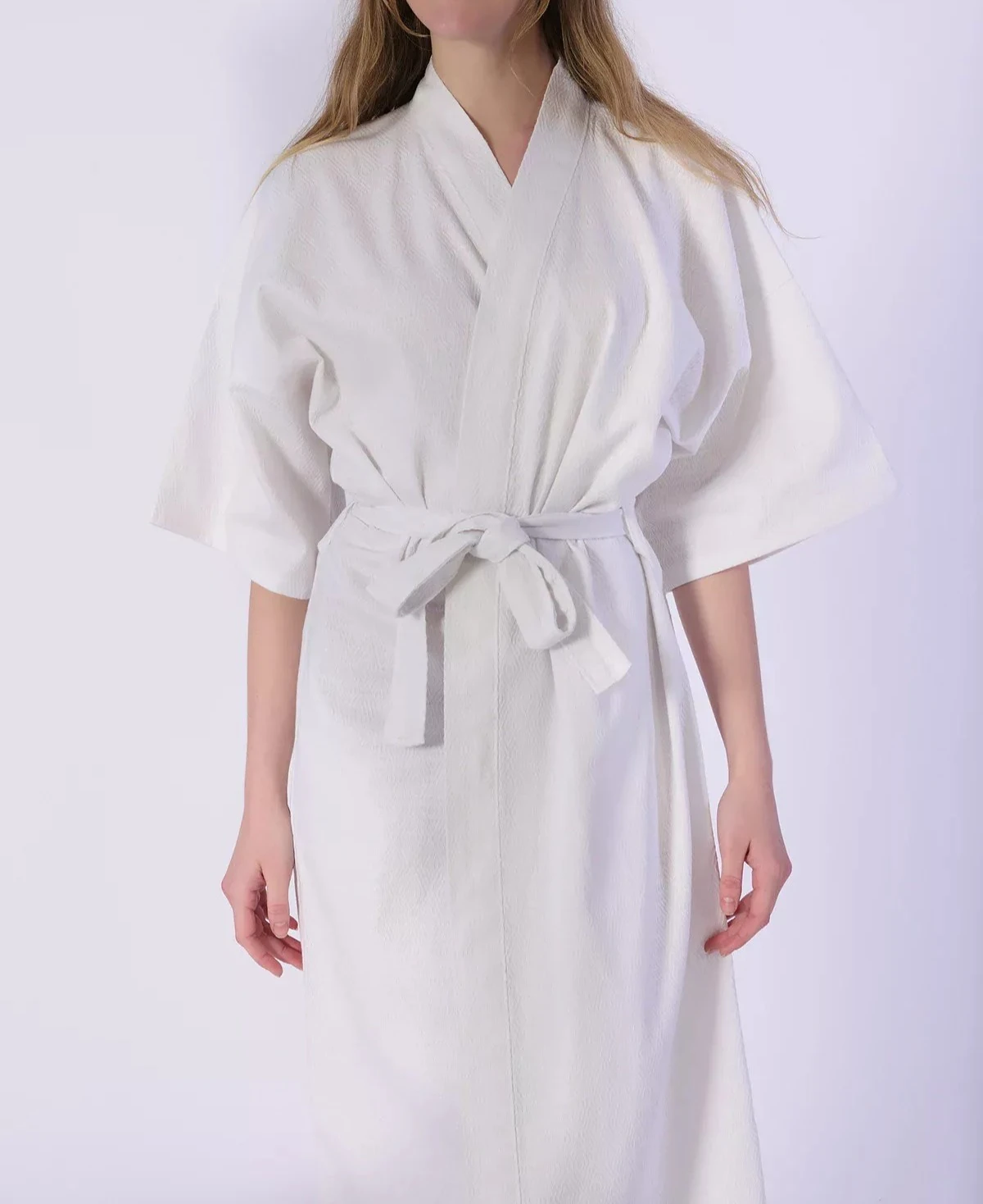 Premium Hotel Collection Bathrobe, Waffle – 100% Cotton main variant image