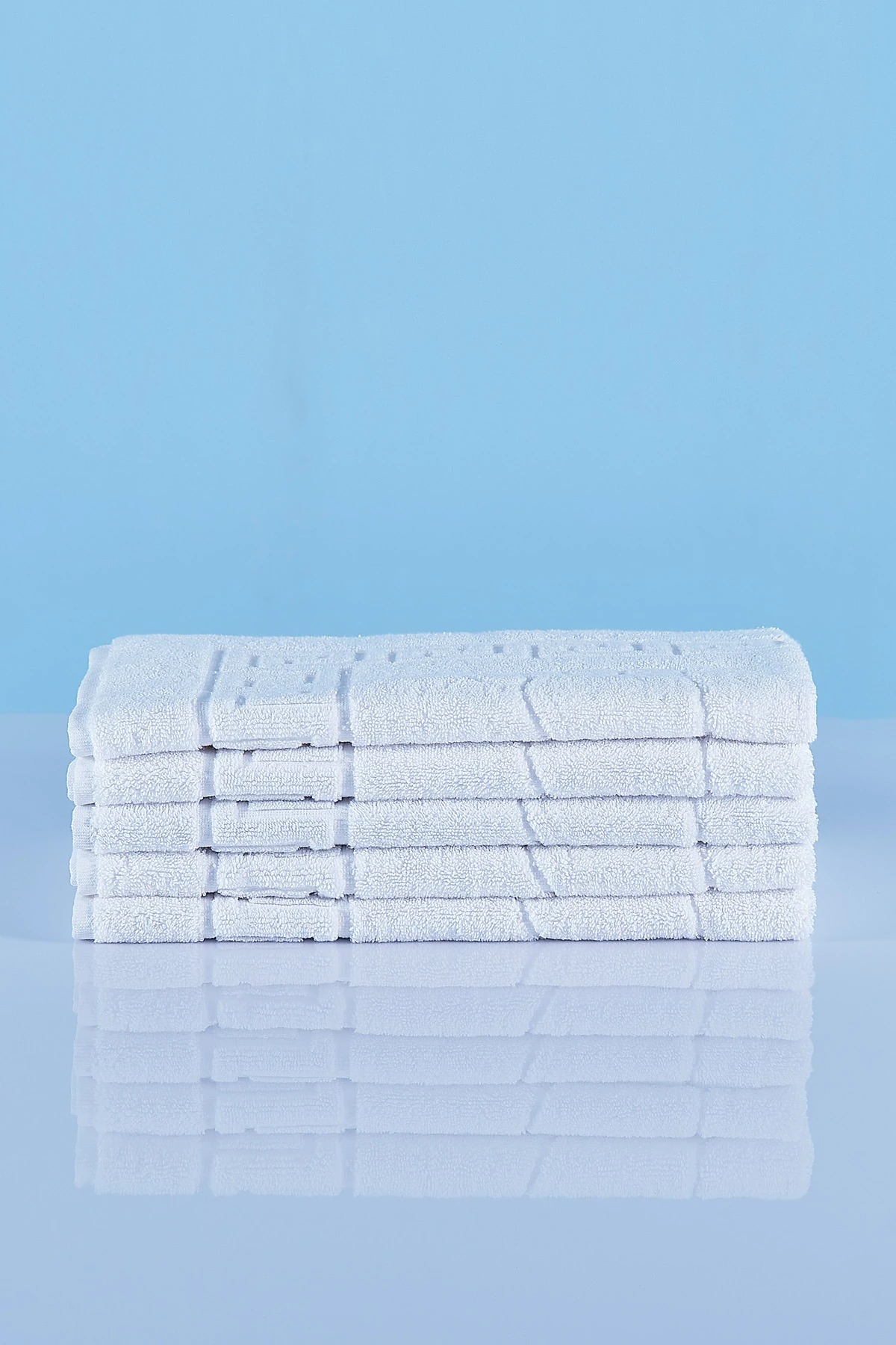 Premium Hotel Collection Foot Towel – White – 50×70 cm(Set of 5) main variant image