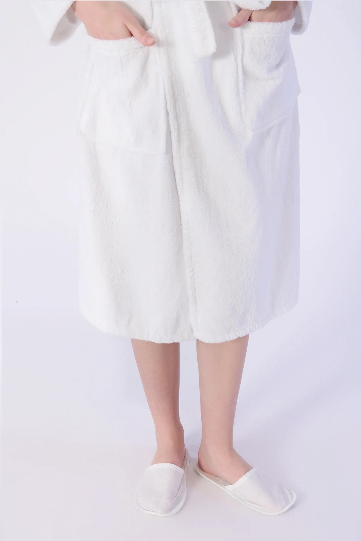 Premium Hotel Collection Bathrobe, Velvet – 100% Cotton