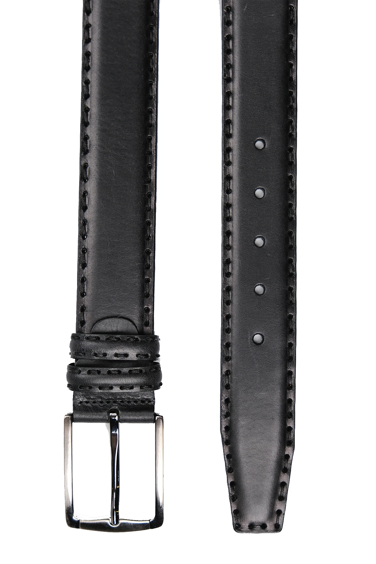 Hakiki Deri 4 CM Özel Saraç Dikişli Erkek Kemer 4 Adet - KAHVERENGİ,SİYAH,LACİVERT,TABA