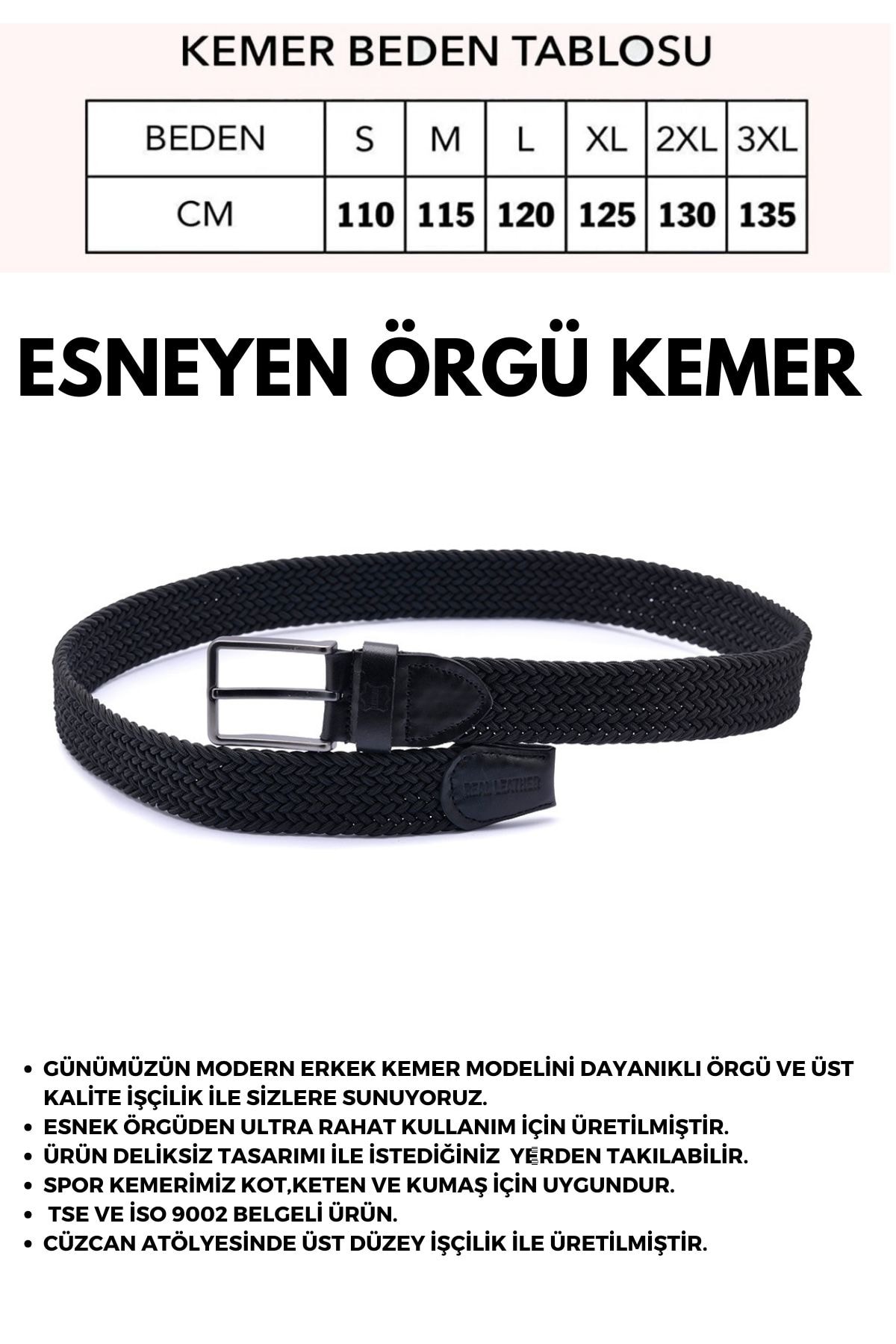 Hakiki Deri Erkek Cüzdan ve Örgü Kemer Seti - Özel Gün için Hediye - Damat Bohçası (Ultra LÜX)