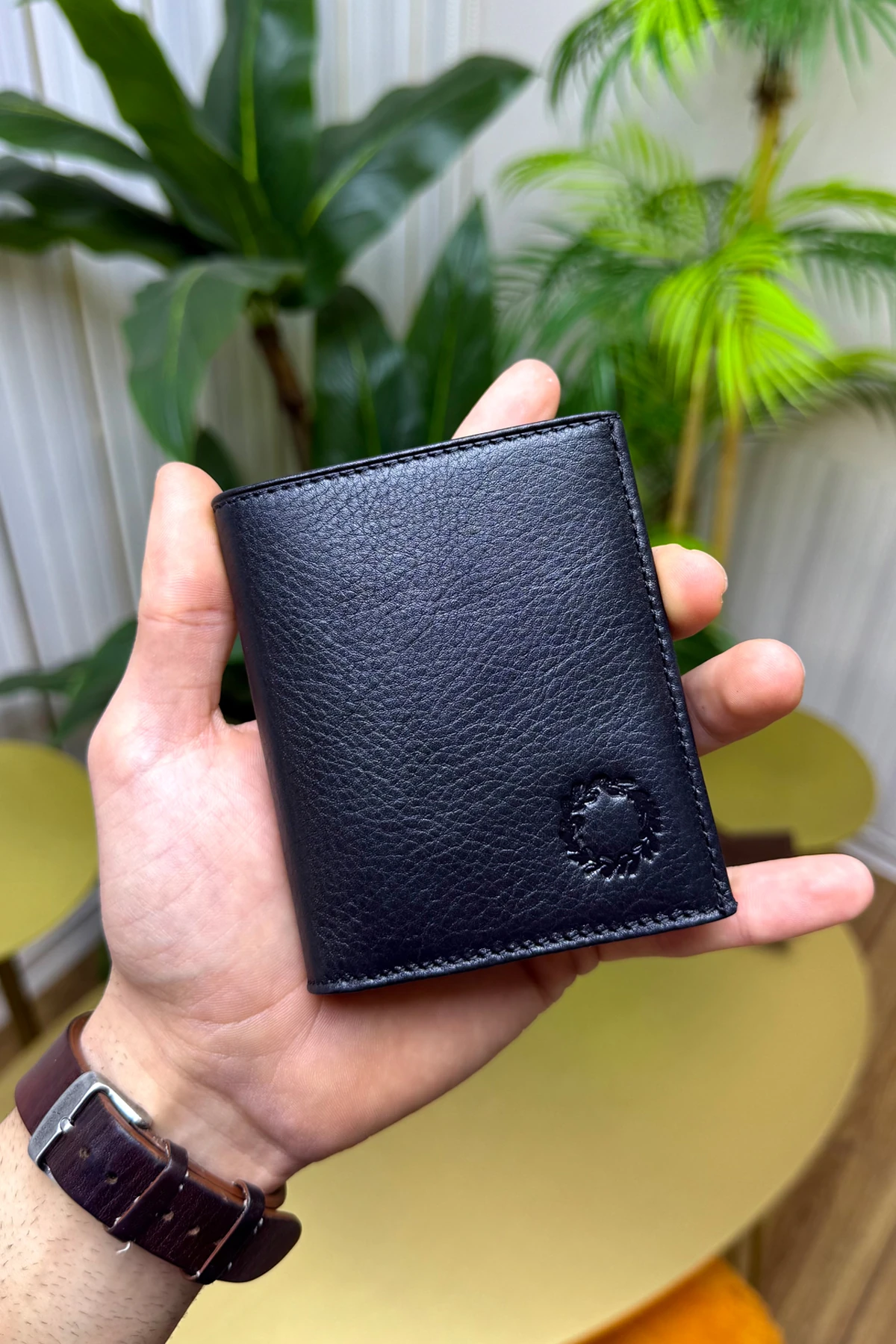 Florida Hakiki Deri Erkek Cüzdan ( UFAK VE KİBAR) - siyah