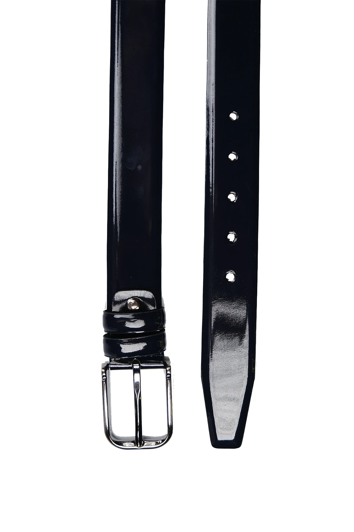 Hakiki Deri Siyah Premium Rugan 3 CM Erkek Kemer