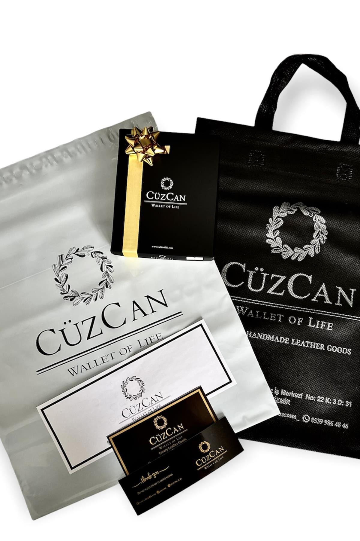 Unisex Taba Hakiki Deri Mekanizmalı Kartlık Cüzdan