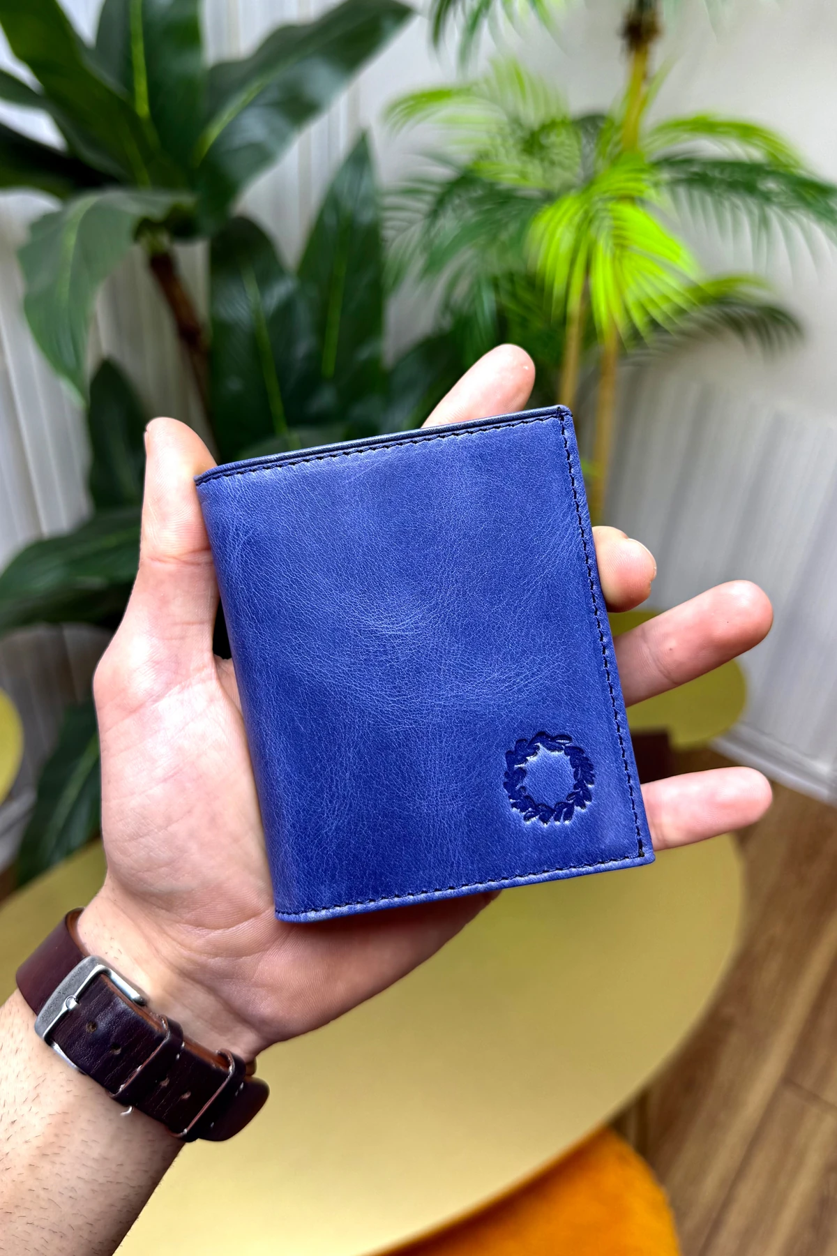 Florida Hakiki Deri Erkek Cüzdan ( UFAK VE KİBAR) - lacivert