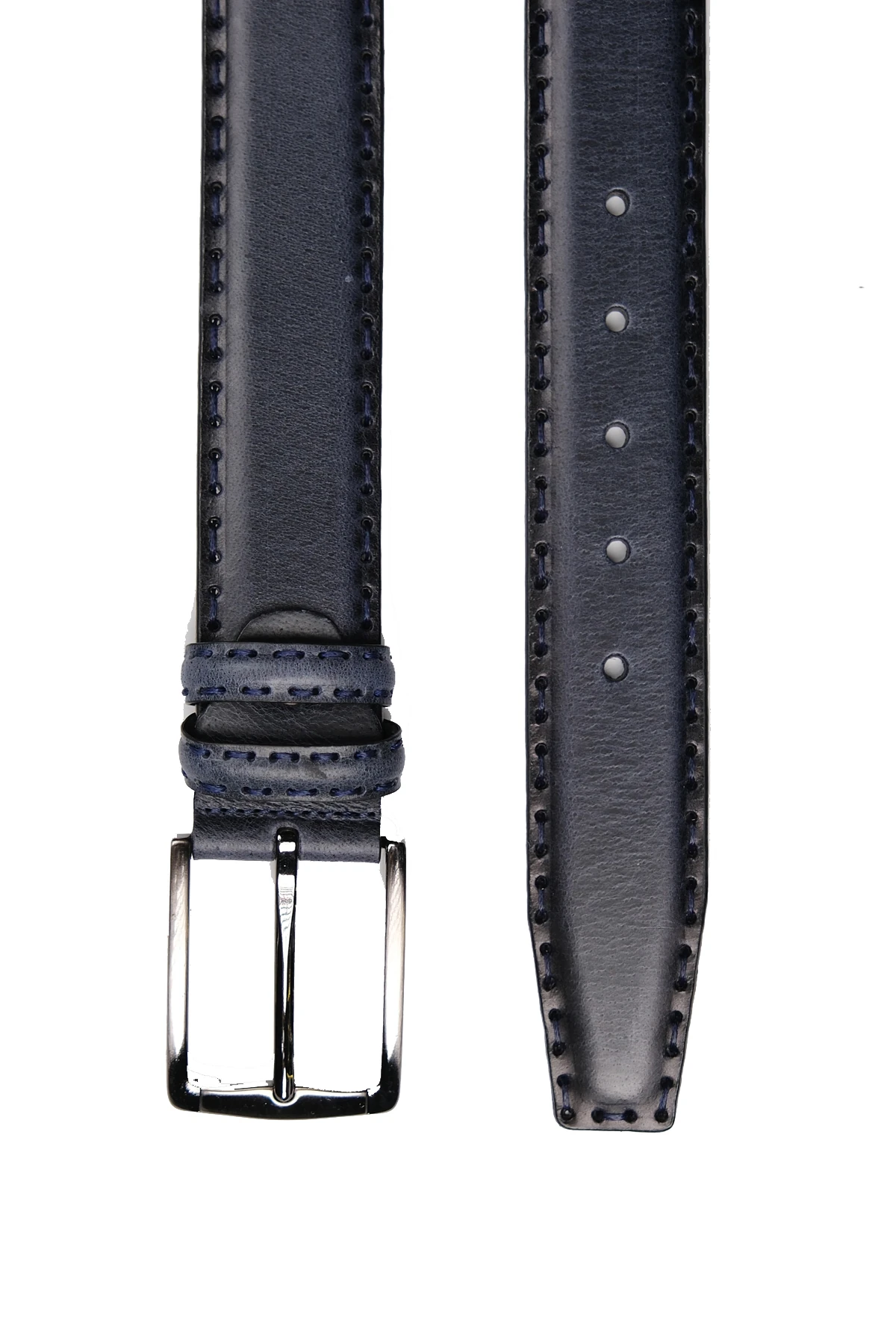 Hakiki Deri 4 CM Özel Saraç Dikişli Erkek Kemer 4 Adet - KAHVERENGİ,SİYAH,LACİVERT,TABA