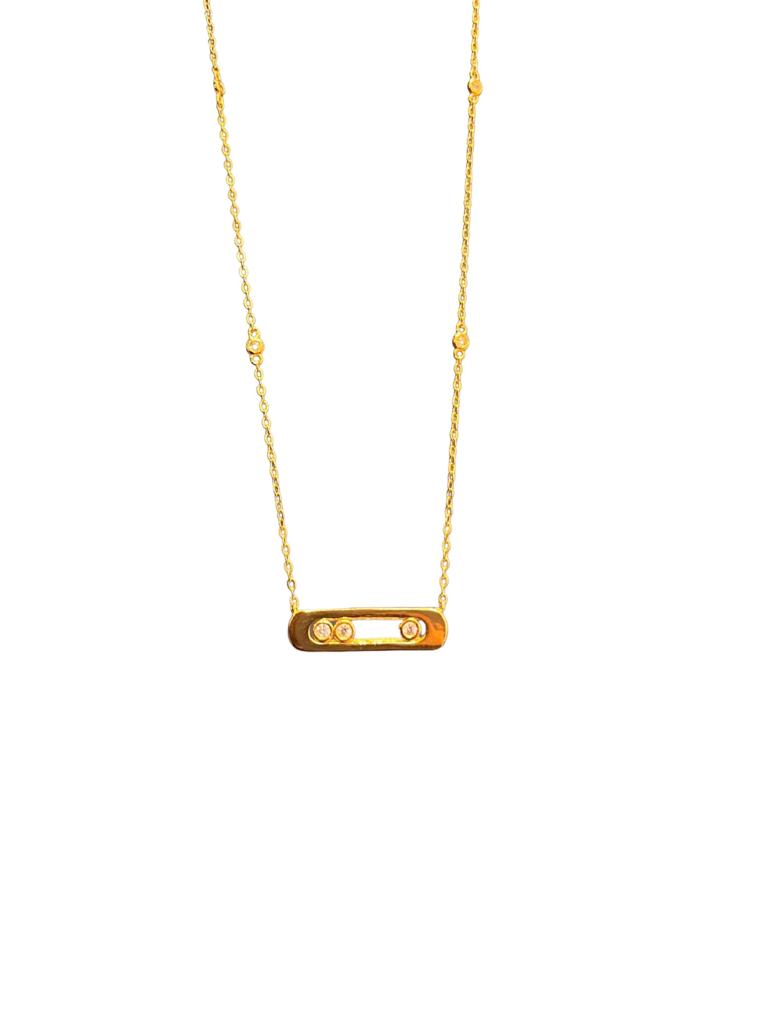 İTHAL GOLD MES KOLYE