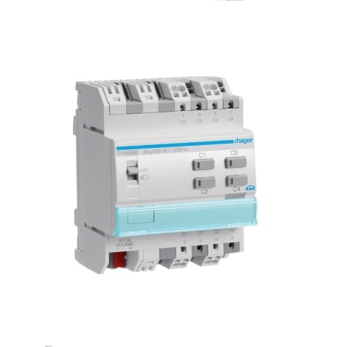 TYAS664AN Universal dimming actuator 4-way KNX Secure