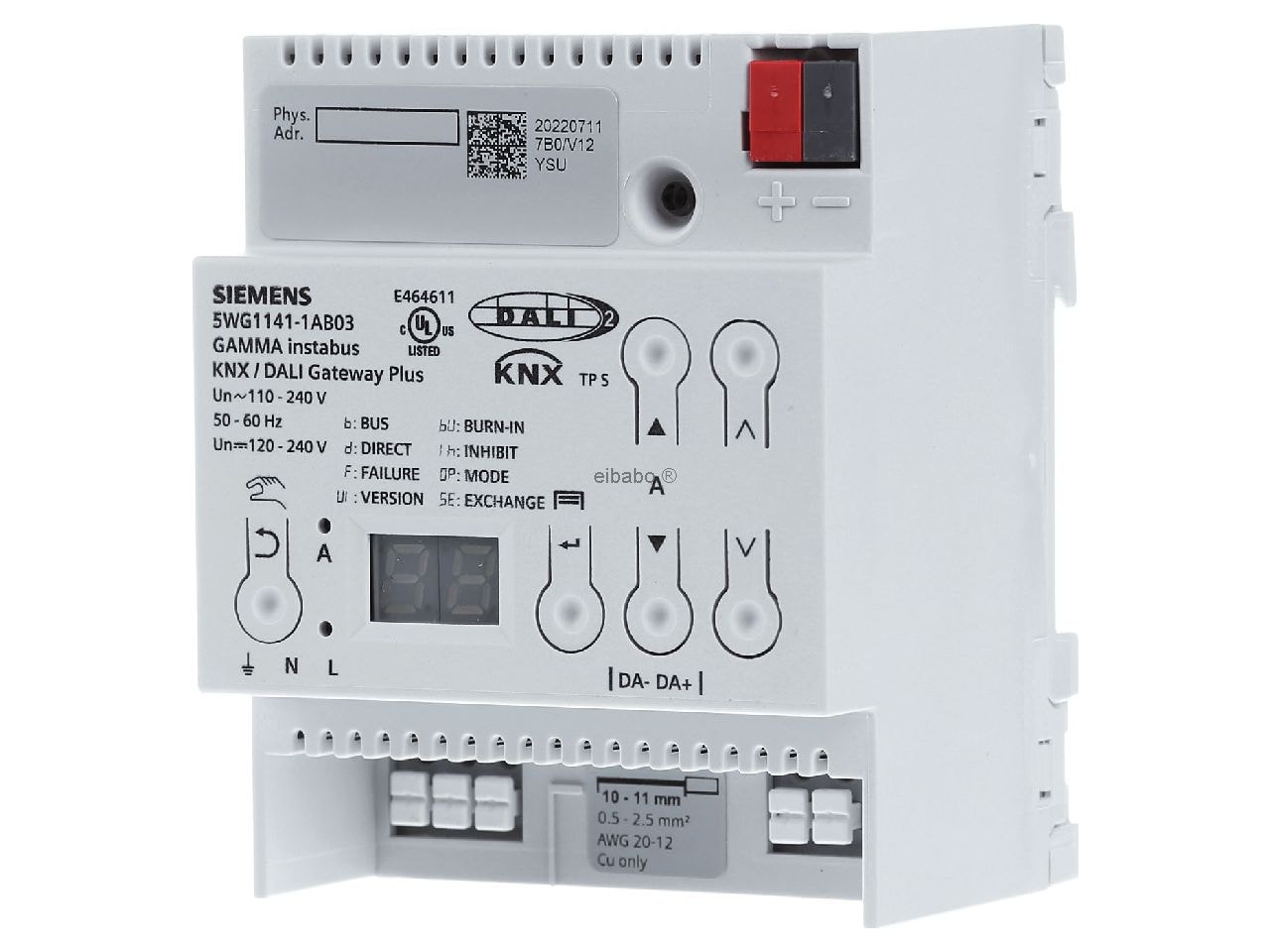 KNX DALI gateway Plus N 141/03 5WG1141-1AB03