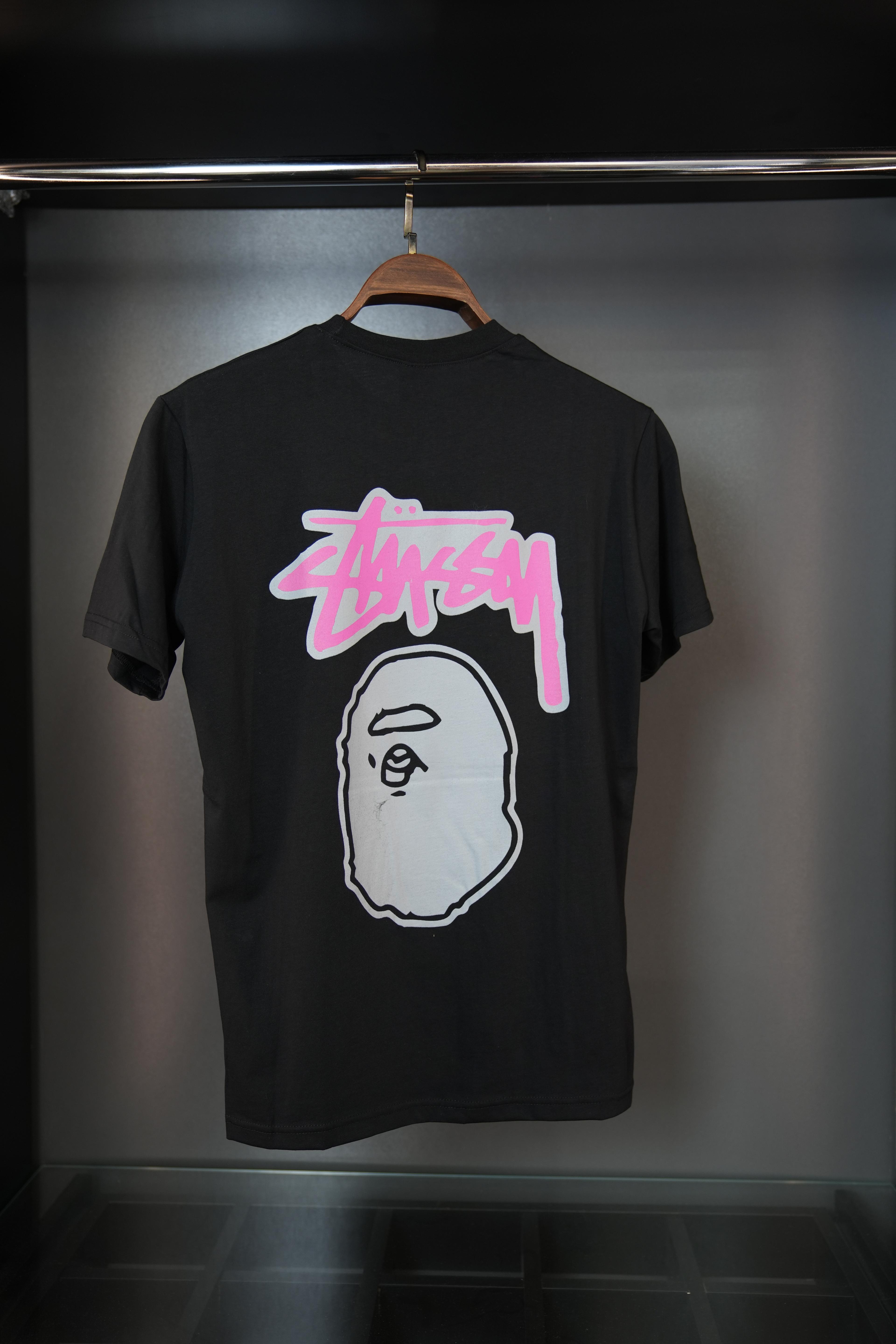 Stussy x bape tişört 